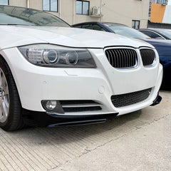 Front Bumper FLAP Wrap for BMW 3 Series E90 E91 LCI 2009-2012, 2pcs FLAP Canards Lip Splitter Corner Trim Cover Adjustable Tuning Body Part Body Kit