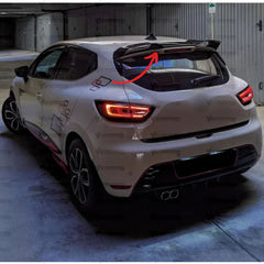 Rear Roof Spoiler For Renault Clio 4 RS Style 12-19 Spoiler Piano Black ABS Plastic