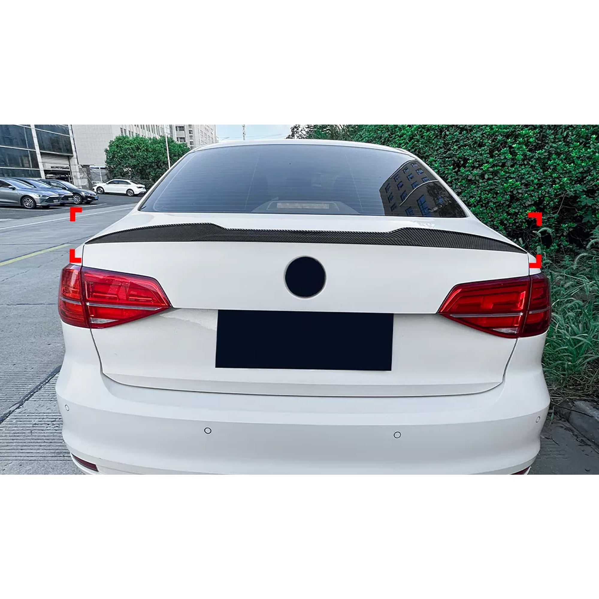 Rear Trunk Spoiler For VW Volkswagen Jetta MK6 2011-2018 M4 Style Spoiler Piano Black ABS Plastic
