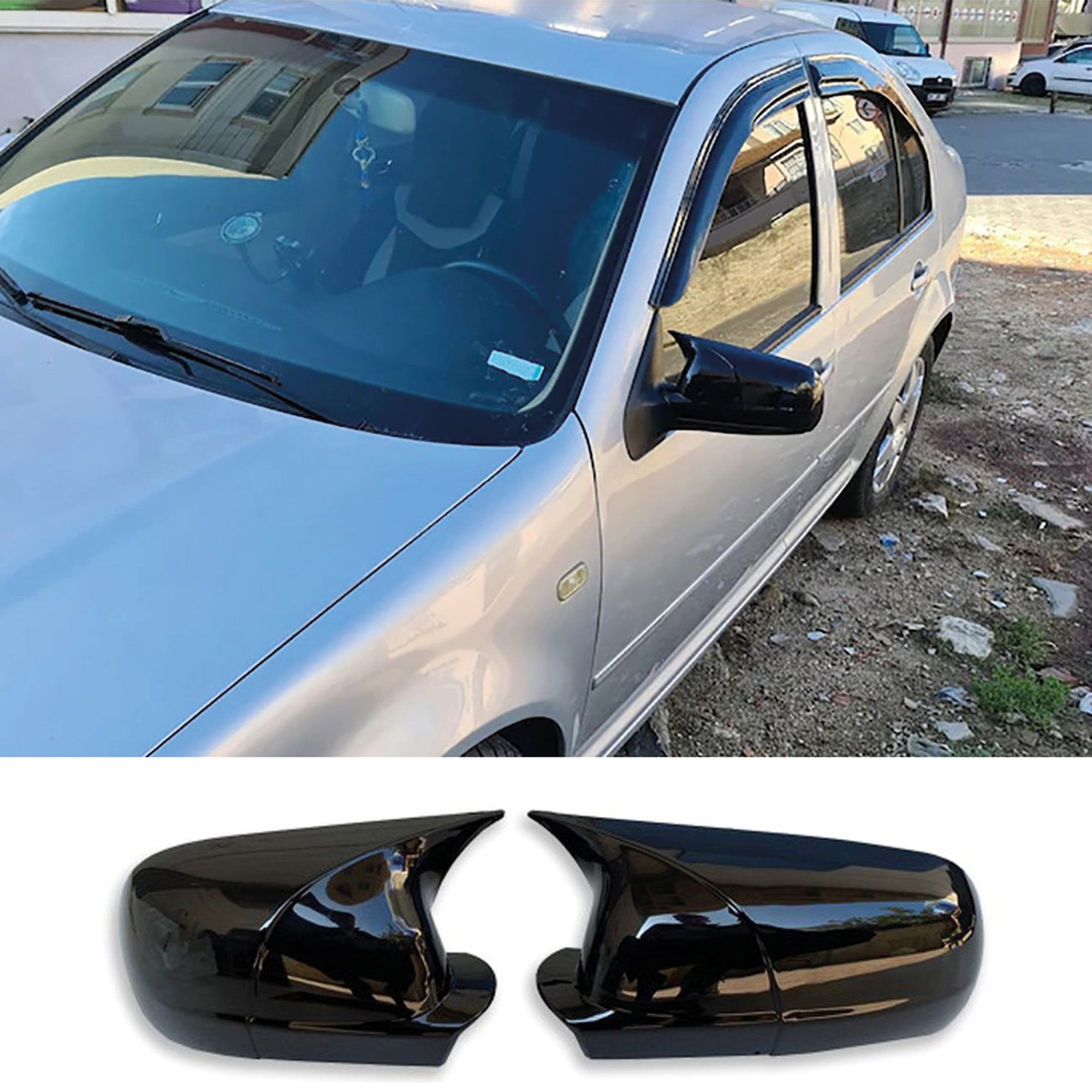 Mirror Cover for VW Bora 1998-2006 Batman Model