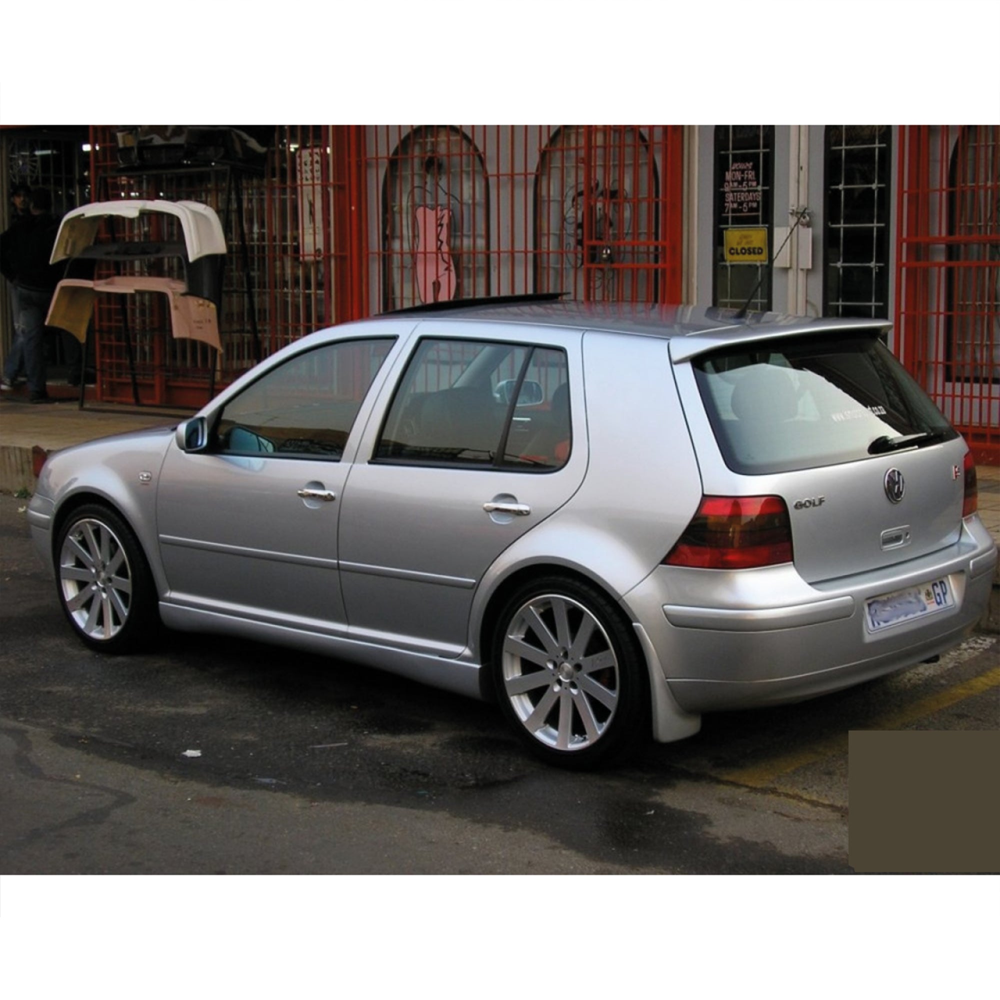 Rear Spoiler For VW Volkswagen Golf 4 MK4 Roof Sport 1997-2003 Piano Black ABS Plastic