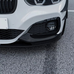 Front Bumper FLAP Wrap for BMW 1 Serise F20 F21 Pre-facelift M-Pack 2012-2014, 2pcs FLAP Canards Lip Splitter Corner Trim Cover Adjustable Tuning Body Part Body Kit