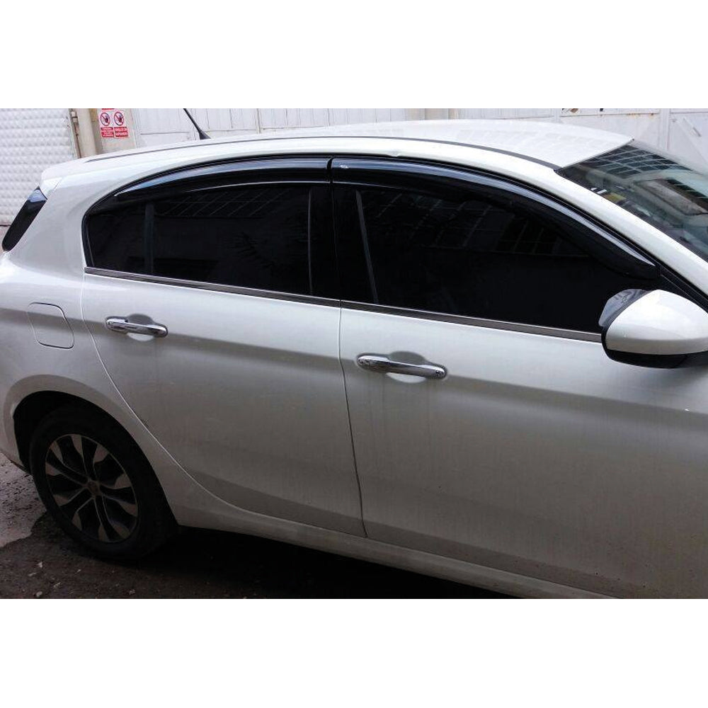 Window Visor for Fiat Egea Dodge Neon 4pcs Rain Guard Wind Deflector