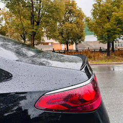 Rear Trunk Spoiler For Mercedes Benz E Class W214 AMG 2024+ AMG Style Spoiler Piano Black ABS Plastic