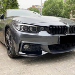 Front Bumper FLAP Wrap for BMW 4 Series F32 F33 F36 M Sport 2014-2020, 2pcs FLAP Canards Lip Splitter Corner Trim Cover Adjustable Tuning Body Part Body Kit