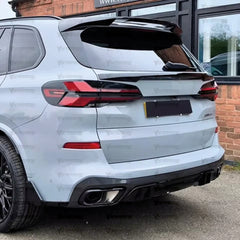 Rear Roof Spoiler For BMW X5 G05 M Performance 2018+ Piano Black ABS Plastic