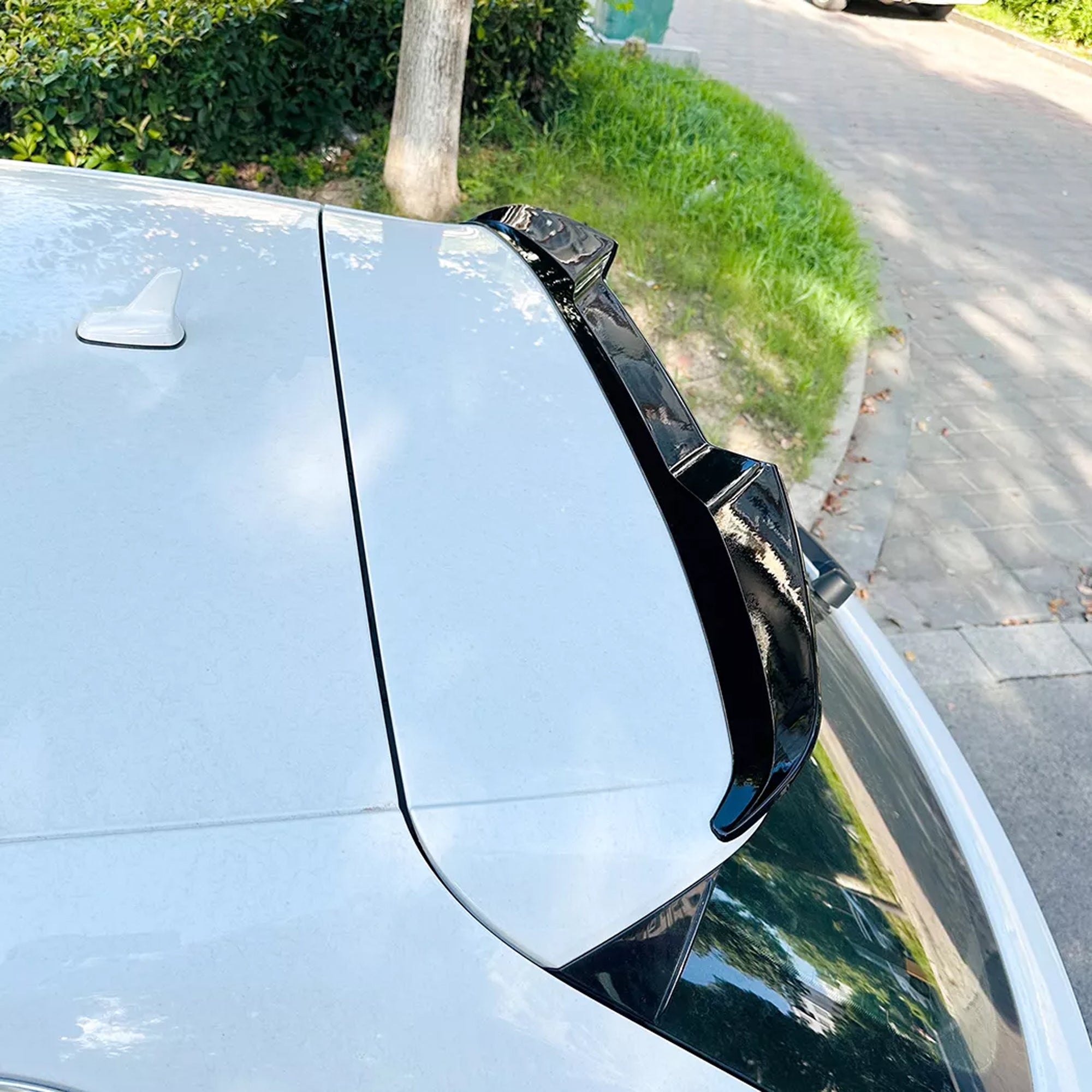 Rear Roof Spoiler For Audi A3 S3 8V Hatchback 2013-2020 Roof M4 Style Spoiler Piano Black ABS Plastic