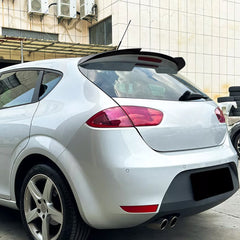 Roof Top Spoiler For Seat Leon MK2.5 2009-2012 M4 Style Piano Black ABS Plastic