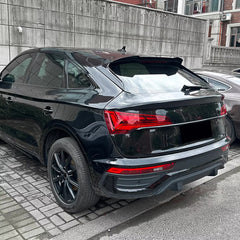 Rear Roof Spoiler For Audi Q5 FY Sportback 2021+ Spoiler Piano Black ABS Plastic