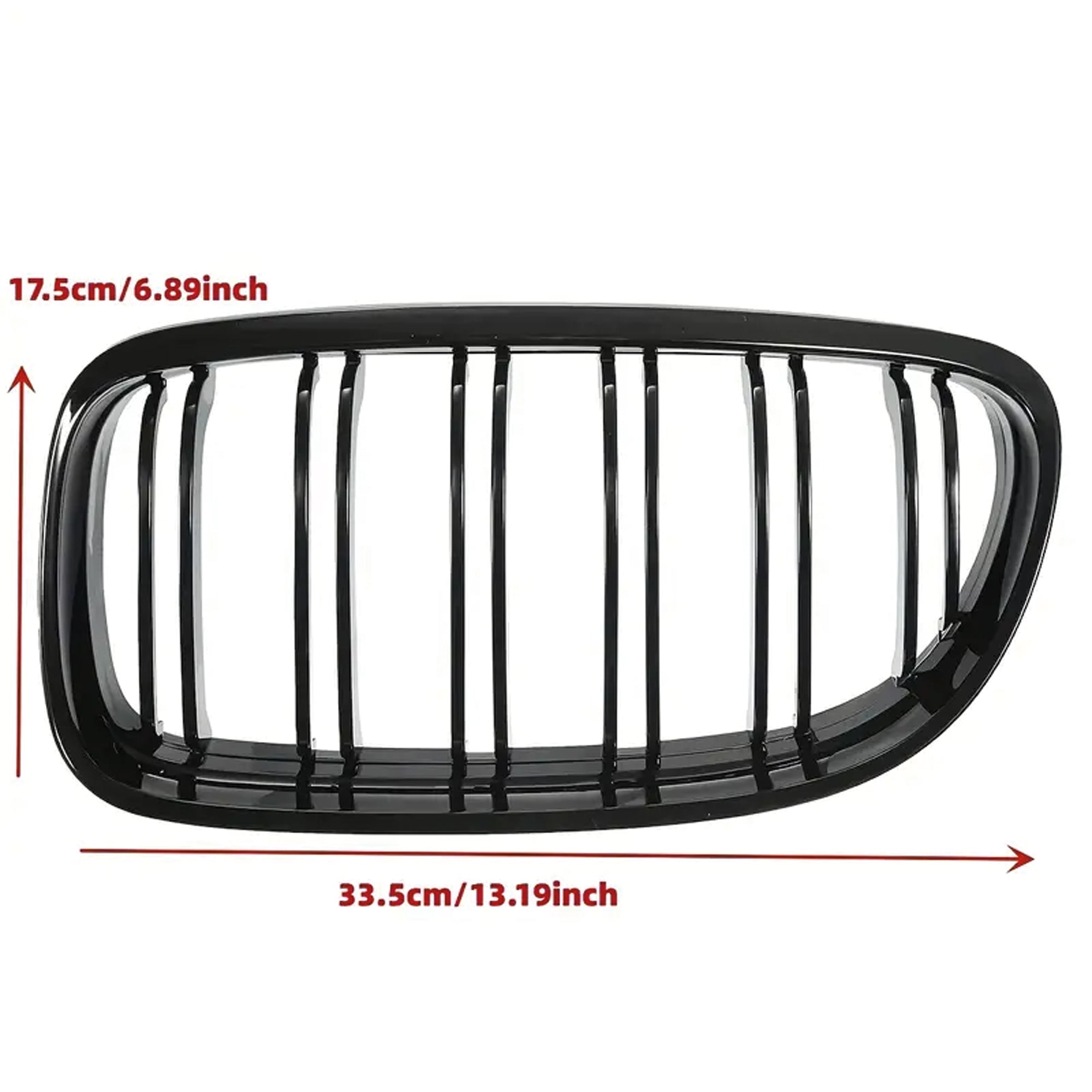 Front Bumper Kidney Racing Grille for BMW 3 Series E90 LCI 2009-2012 325i 320i 330i 335i Car Double Line Sport Grill Glossy Black Cover