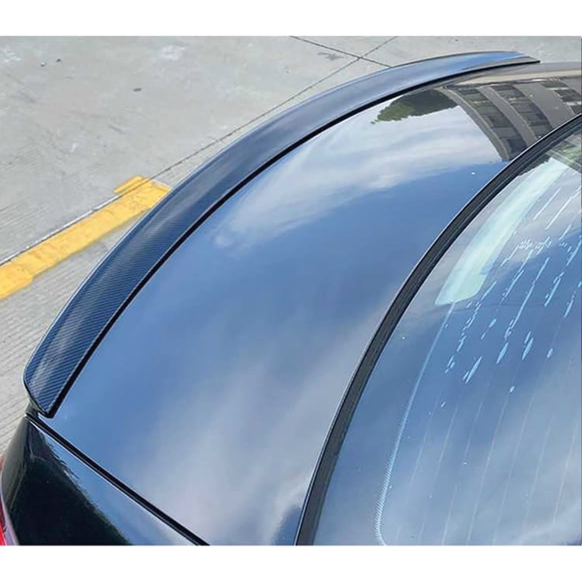 Rear Spoiler For Mercedes CLS W218 2012-2018 Trunk  Piano Black ABS Plastic