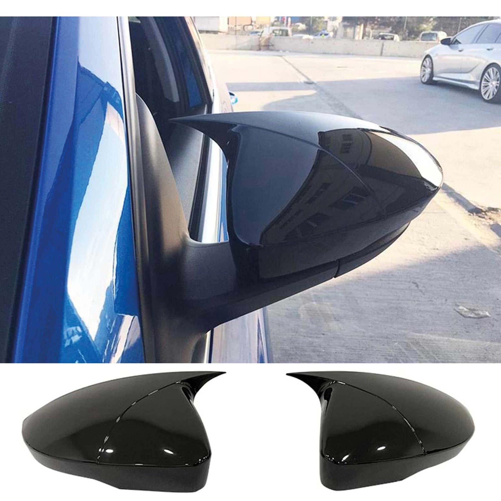 Mirror Cover for Skoda Octavia MK2 A5 Facelift FL 2009-2013 Batman Model