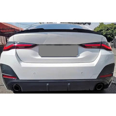 Rear Spoiler For BMW 4 Series G26 2020+ M4 Style Piano Black ABS Plastic