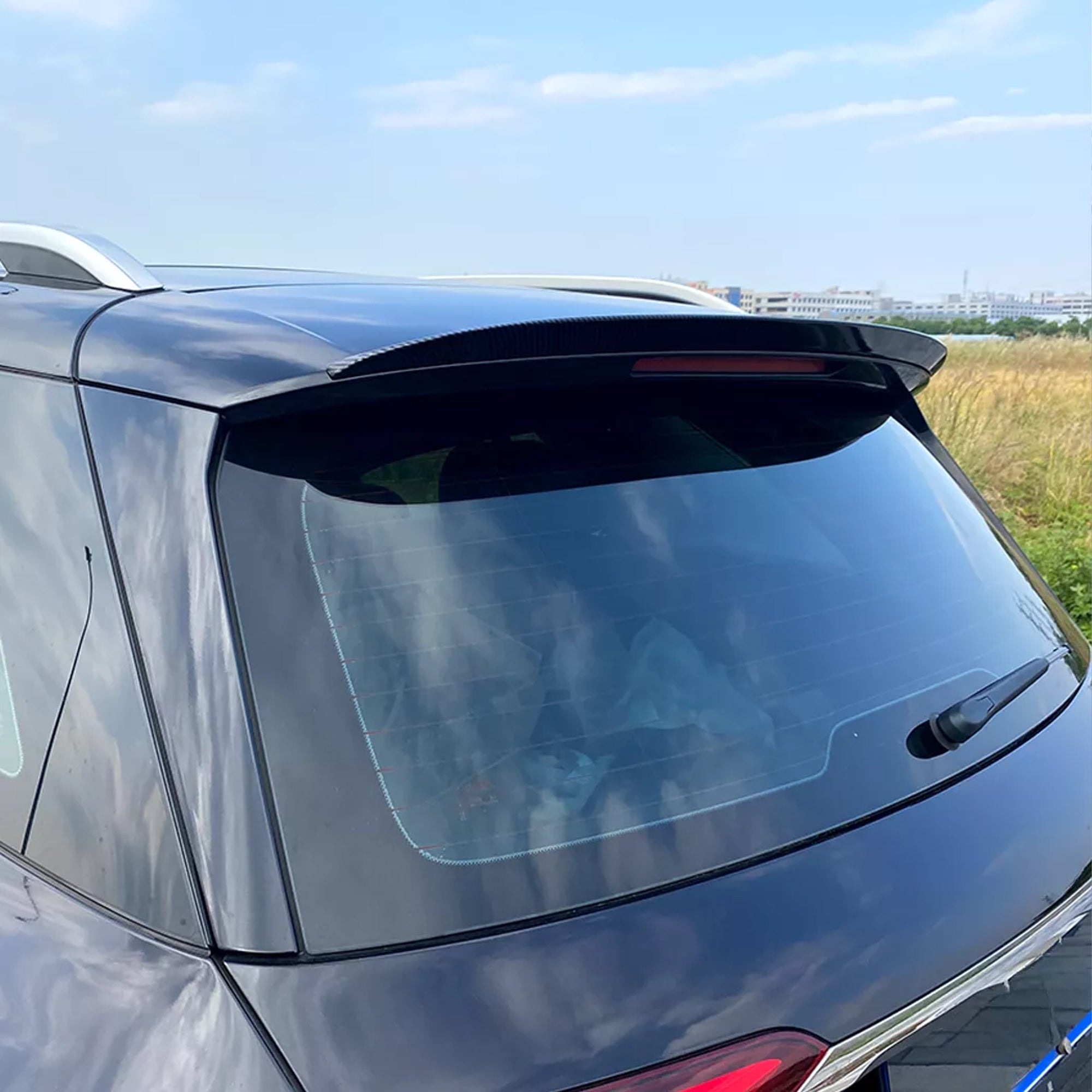 Rear Roof Spoiler For Mercedes Benz GLE W167 2019+ Spoiler Piano Black ABS Plastic