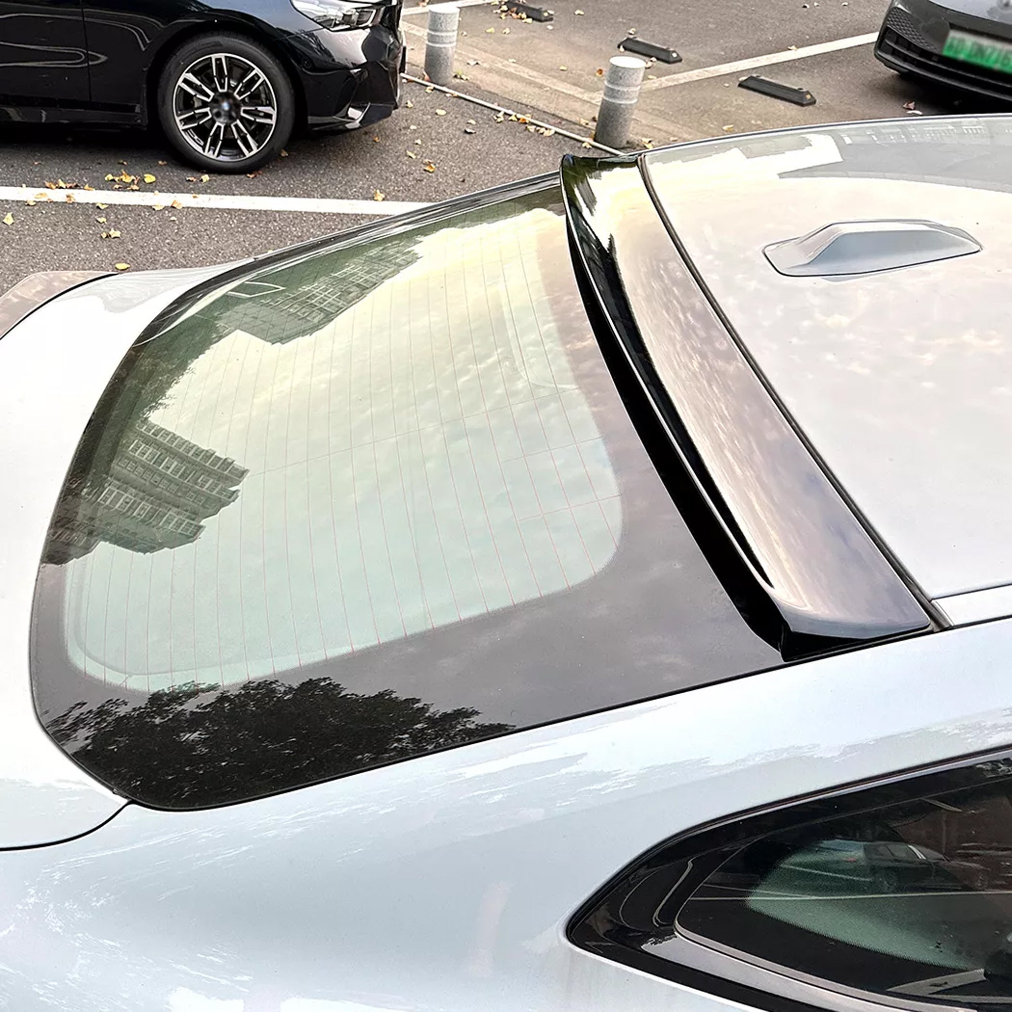 Roof Top Spoiler For BMW 4 Series G26 2020+ Piano Black ABS Plastic