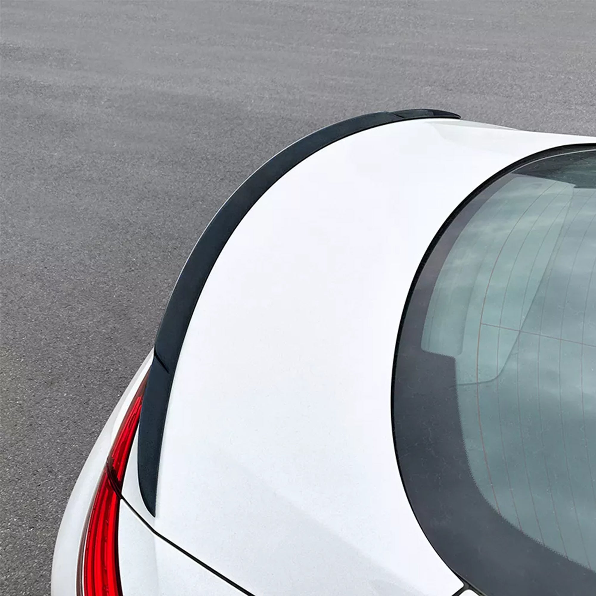 Rear Trunk Spoiler For Mercedes Benz C Class C Coupe C205 2015-2021 Br Style Spoiler Piano Black ABS Plastic
