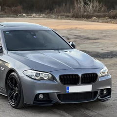 Front Bumper FLAP Wrap for BMW 5 Series F10 F11 2011-2017 M Sport, 2pcs FLAP Canards Lip Splitter Corner Trim Cover Adjustable Tuning Body Part Body Kit