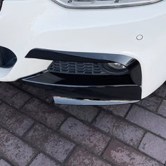 Front Bumper FLAP Wrap for BMW 3 Series F30 F31 2013-2019 M Pack, 2pcs FLAP Canards Lip Splitter Corner Trim Cover Adjustable Tuning Body Part Body Kit