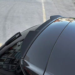 Rear Roof Spoiler For Audi A6 C8 Avant Sline 2019-2024 M4 Style Spoiler Piano Black ABS Plastic