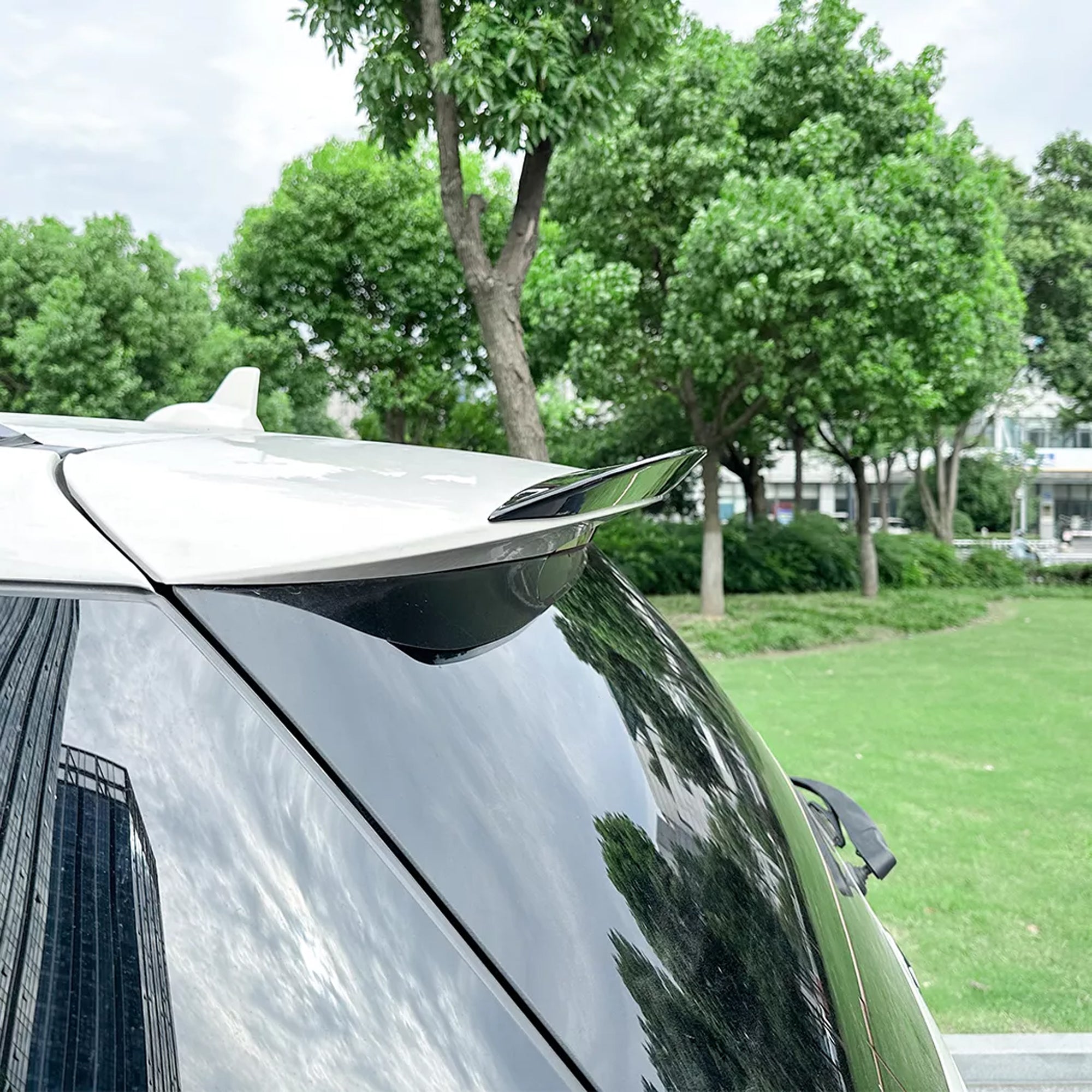 Rear Roof Spoiler For Mercedes Benz GLE Class W166 2012-2018 Spoiler Piano Black ABS Plastic