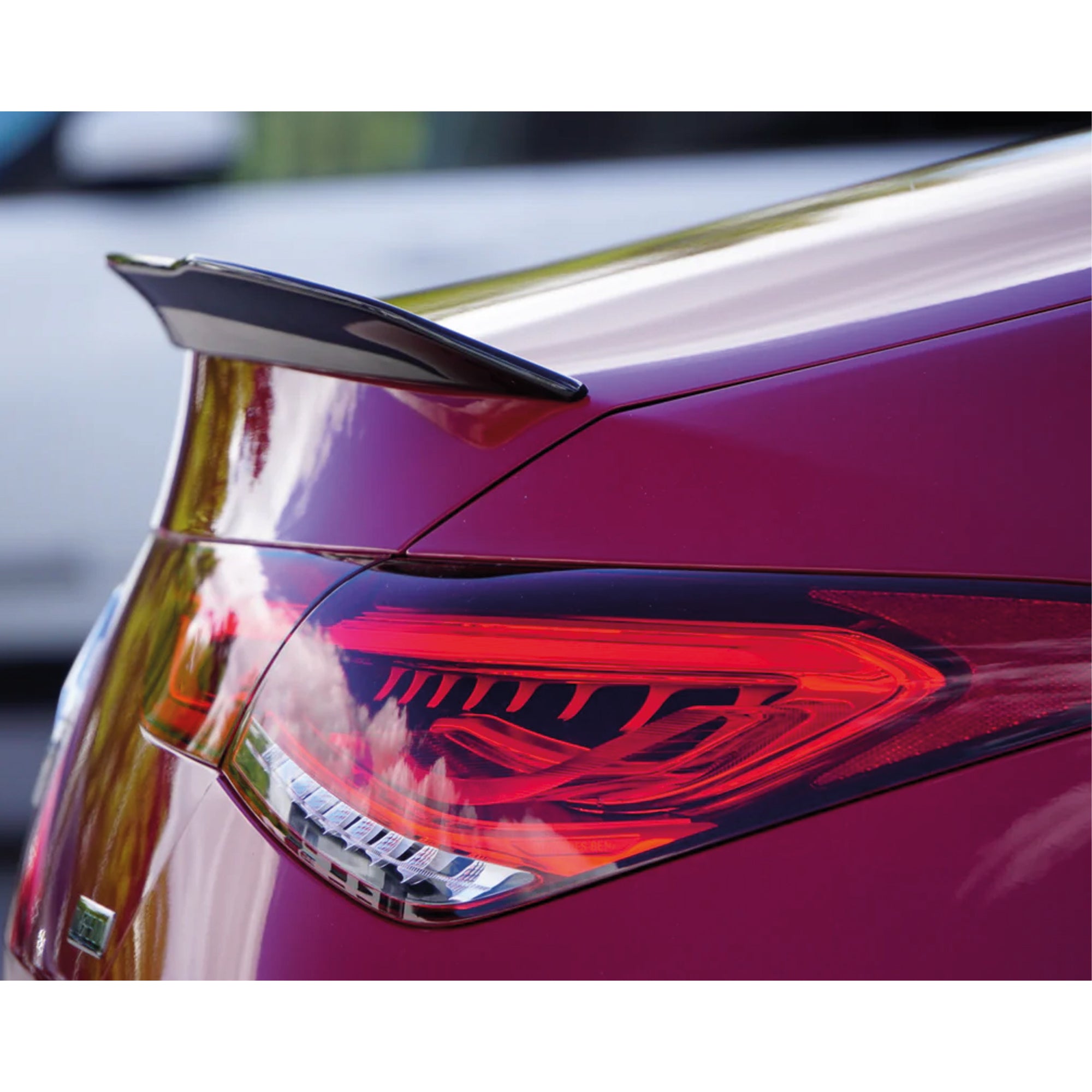 Rear Spoiler For Mercedes C118 CLA AMG Style 2020-2024 Piano Black ABS Plastic