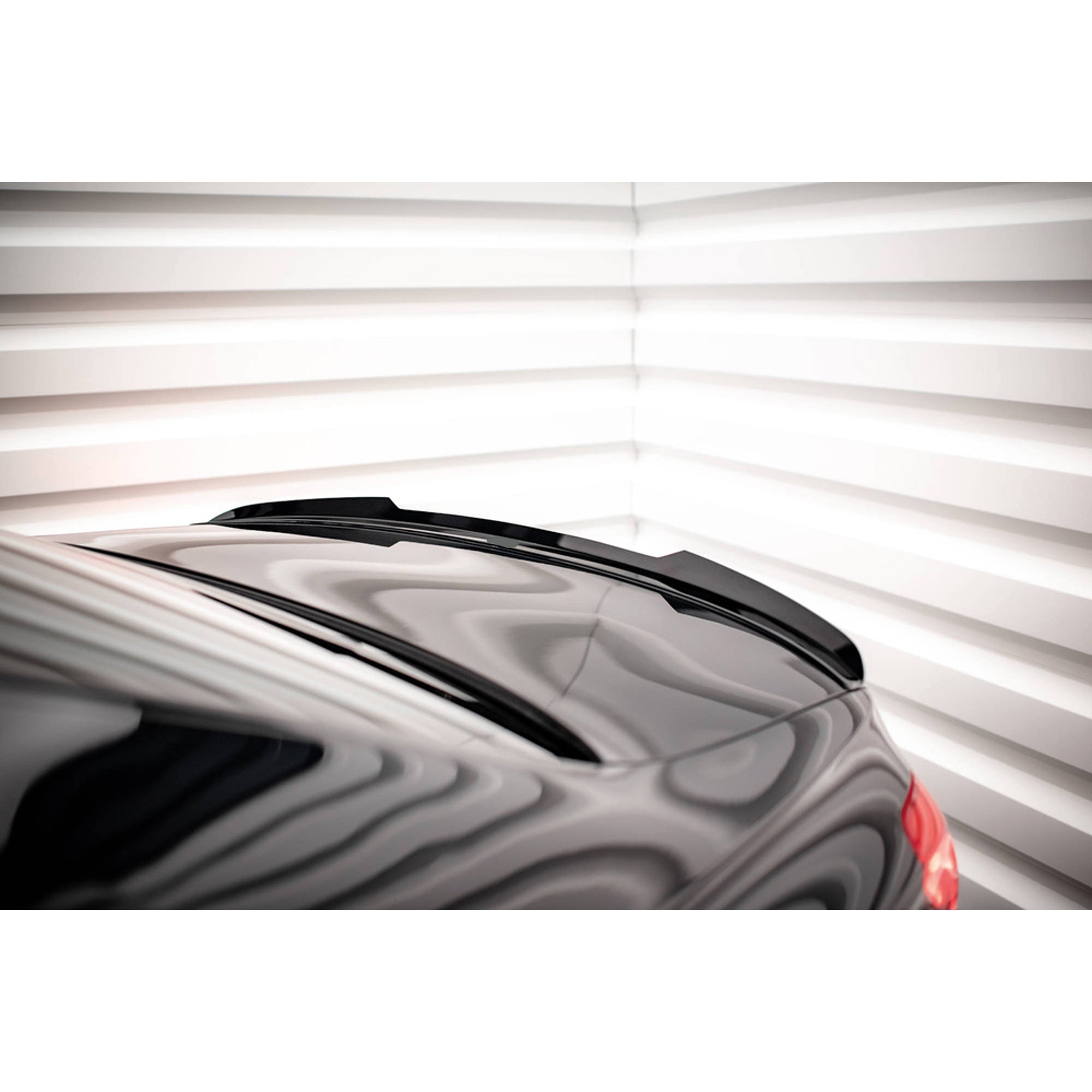 Rear Spoiler For BMW F01 2009-2013 Max Cap Style Trunk Piano Black ABS Plastic