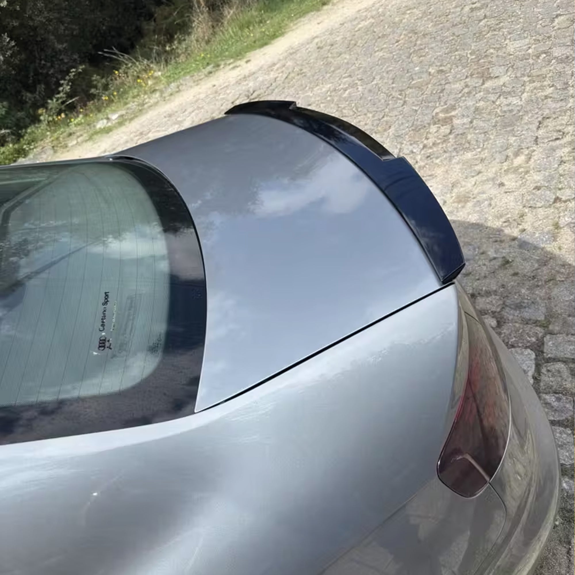 Rear Spoiler For Audi A4 B8 M4 Style 2009-2012 Piano Black ABS Plastic