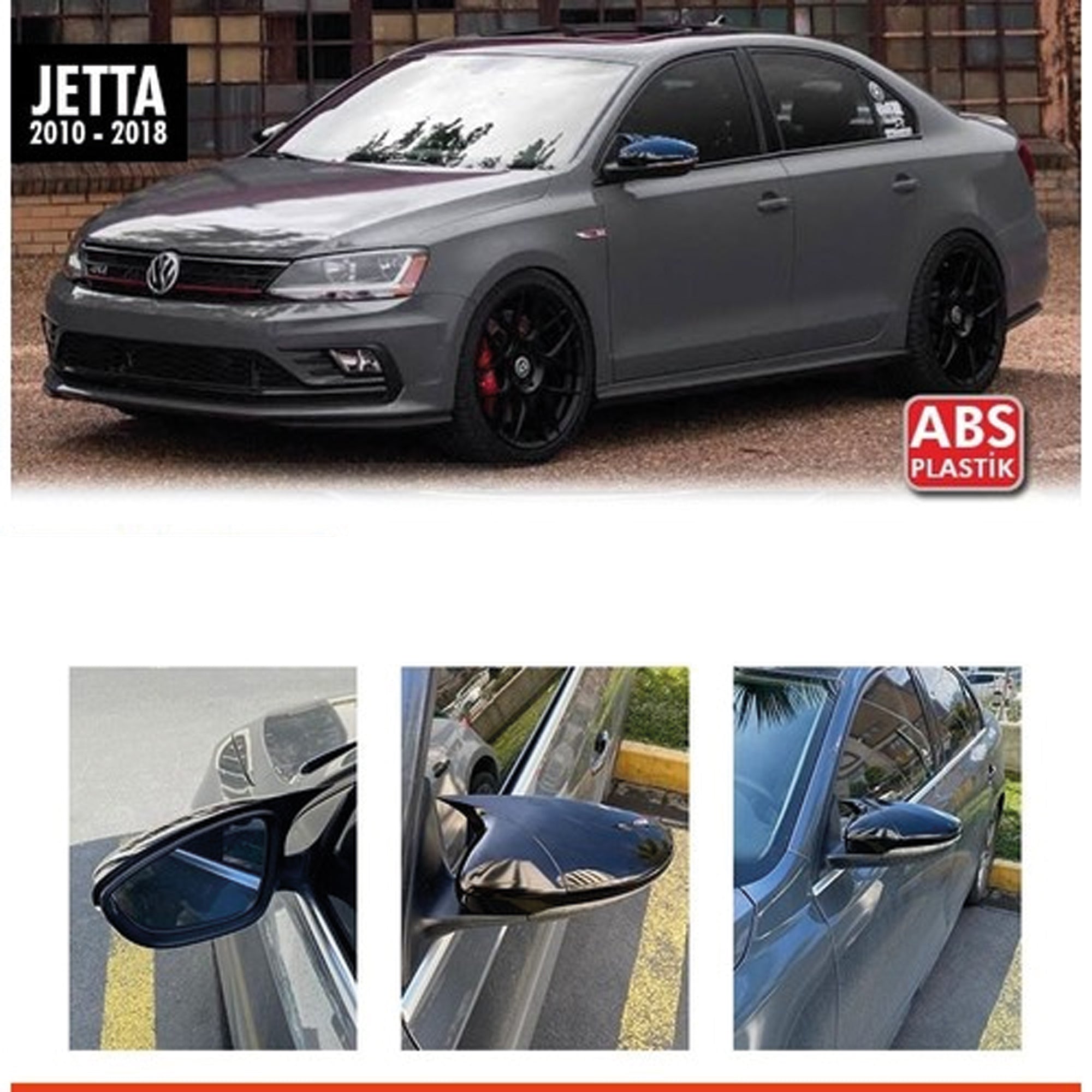 Mirror Cover for VW Jetta MK6 2010-2018 Batman Model