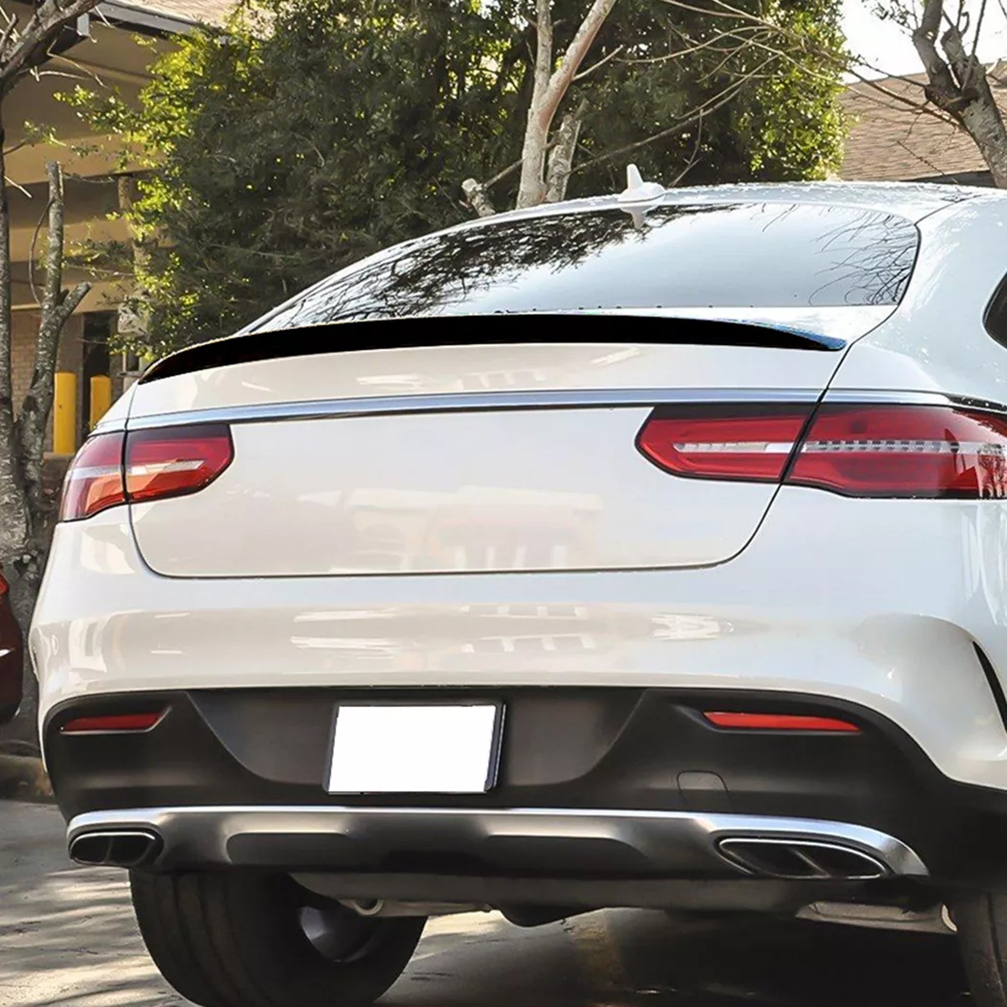 Rear Trunk Spoiler For Mercedes Benz GLE Class GLE Coupe C292 2015-2018 Spoiler Piano Black ABS Plastic