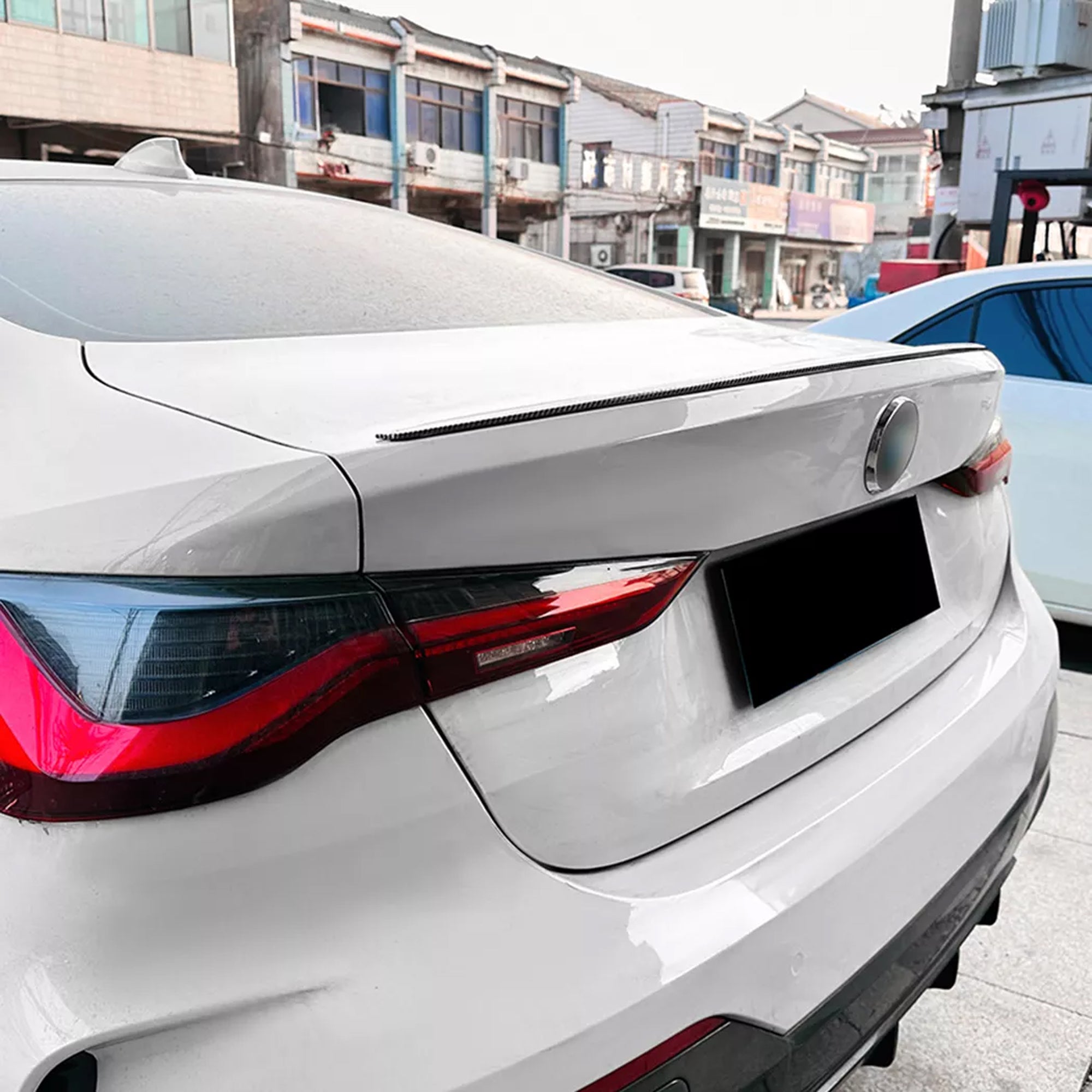 Rear Trunk Spoiler For BMW 4 Series G22 2020+ Spoiler Piano Black ABS Plastic