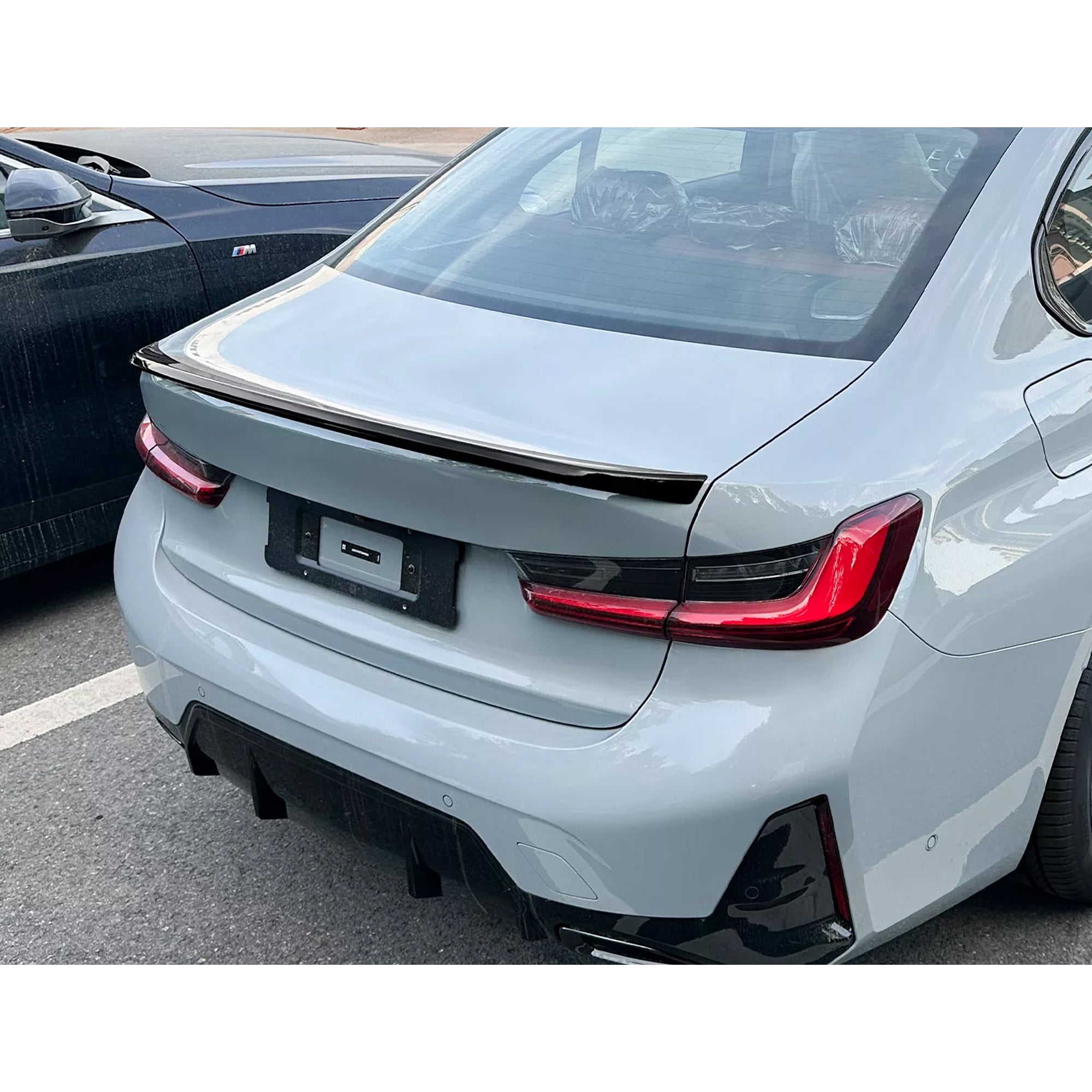 Rear Trunk Spoiler For BMW 3 Series G20 2019+ MP Style Spoiler Piano Black ABS Plastic