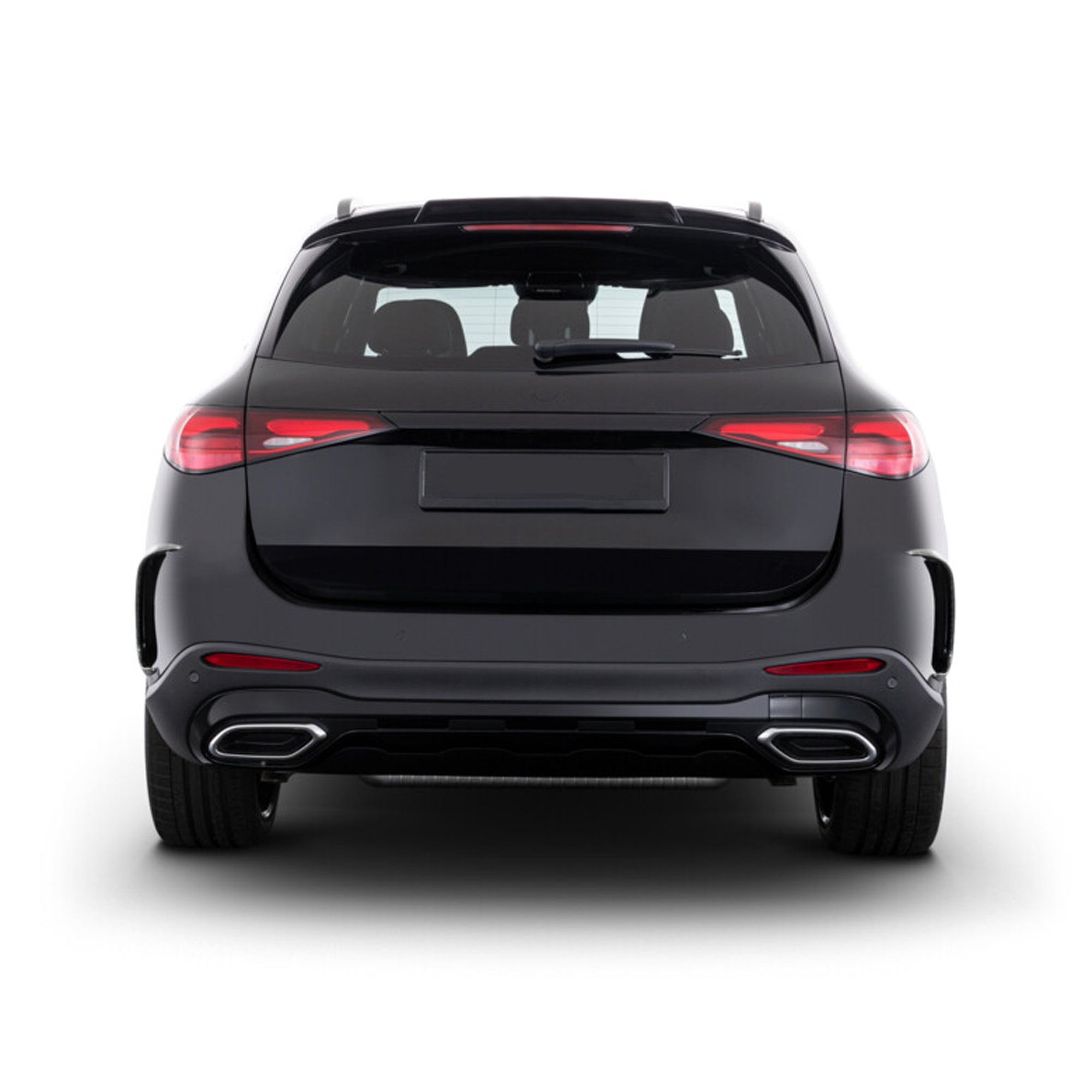 Rear Roof Spoiler For Mercedes GLCx254 2023+ Br Style Spoiler Piano Black ABS Plastic