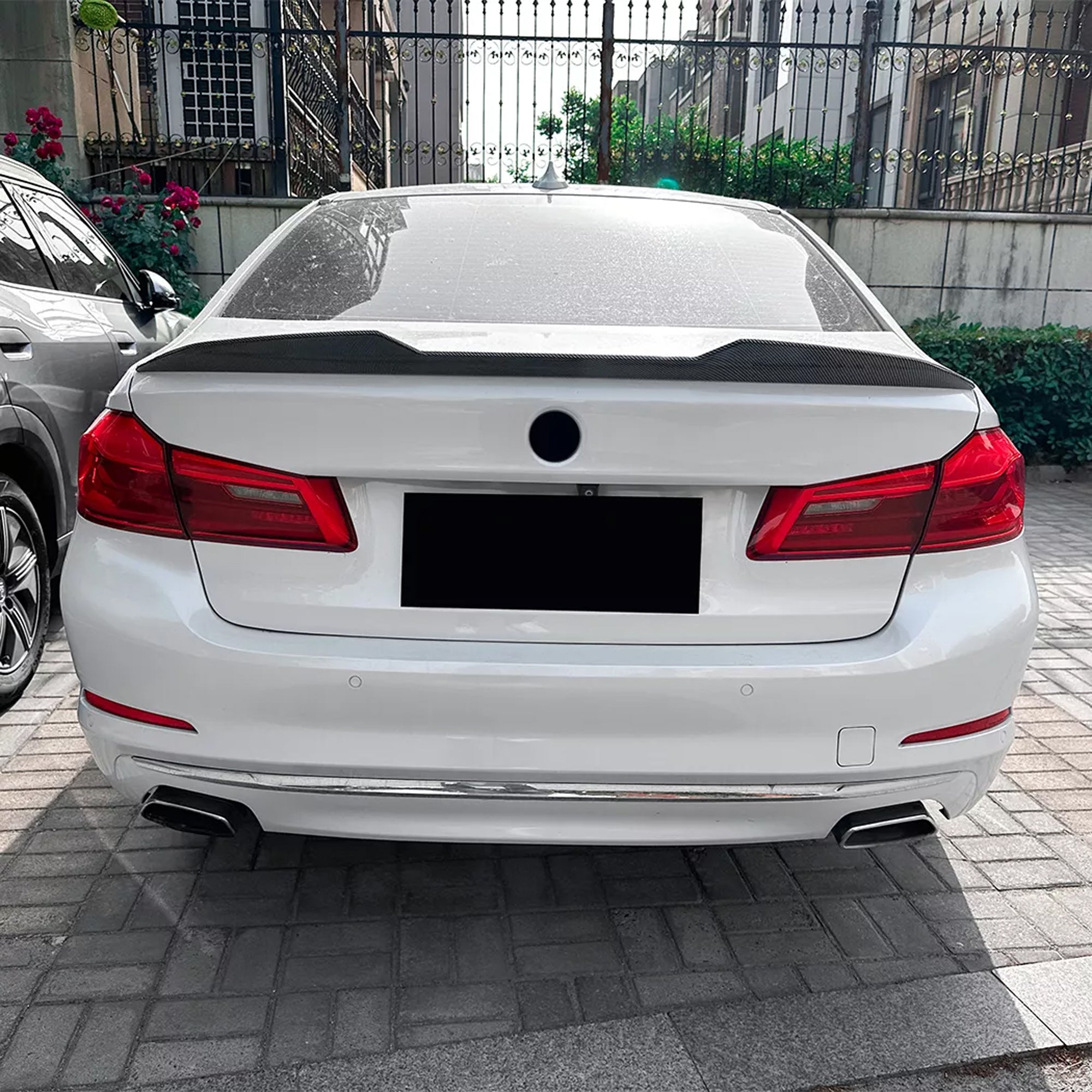 Rear Trunk Spoiler For BMW 5 Series G30 2018-2023 PSM Style Spoiler Piano Black ABS Plastic