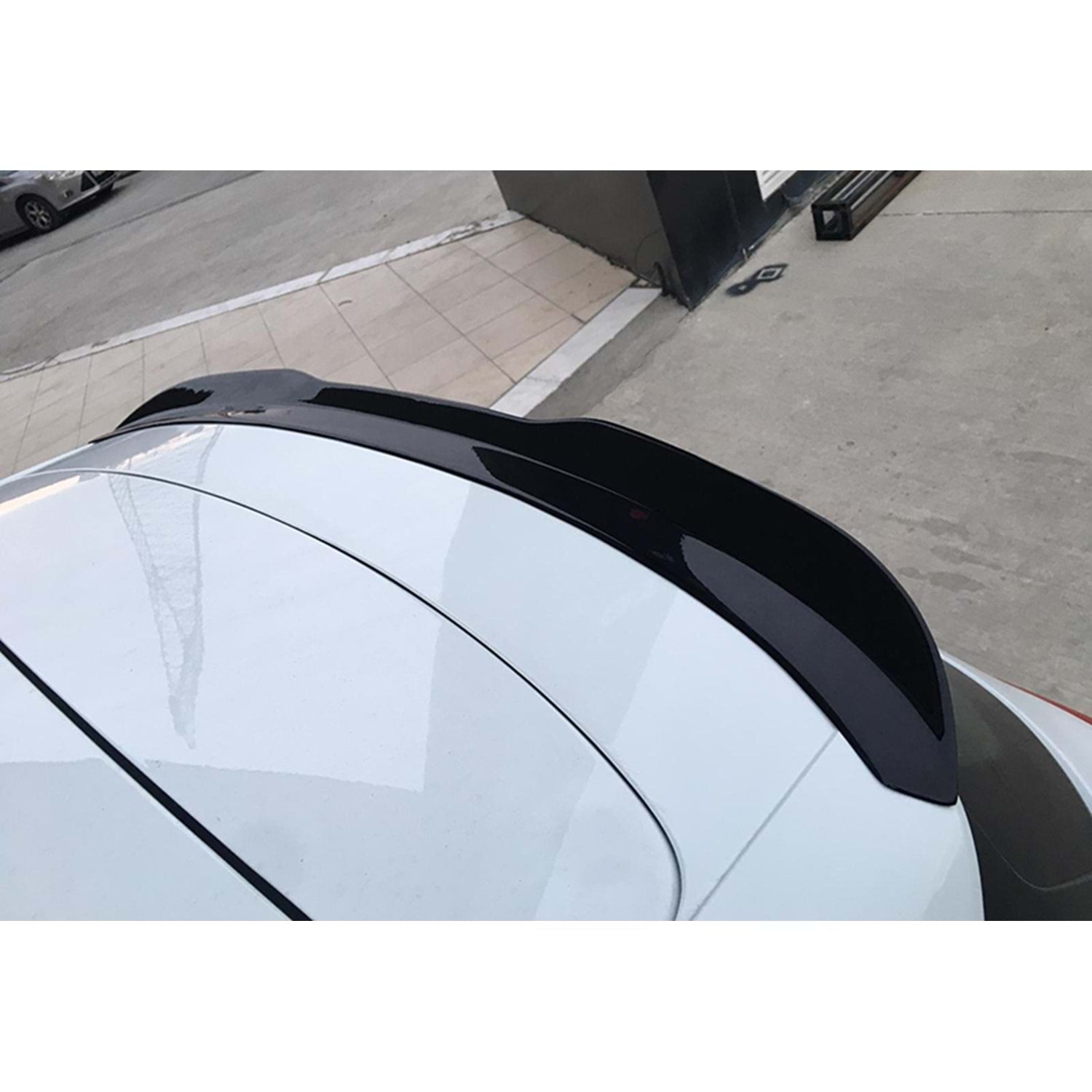 Rear Spoiler For Renault Clio 5 2019- Piano Black ABS Plastic