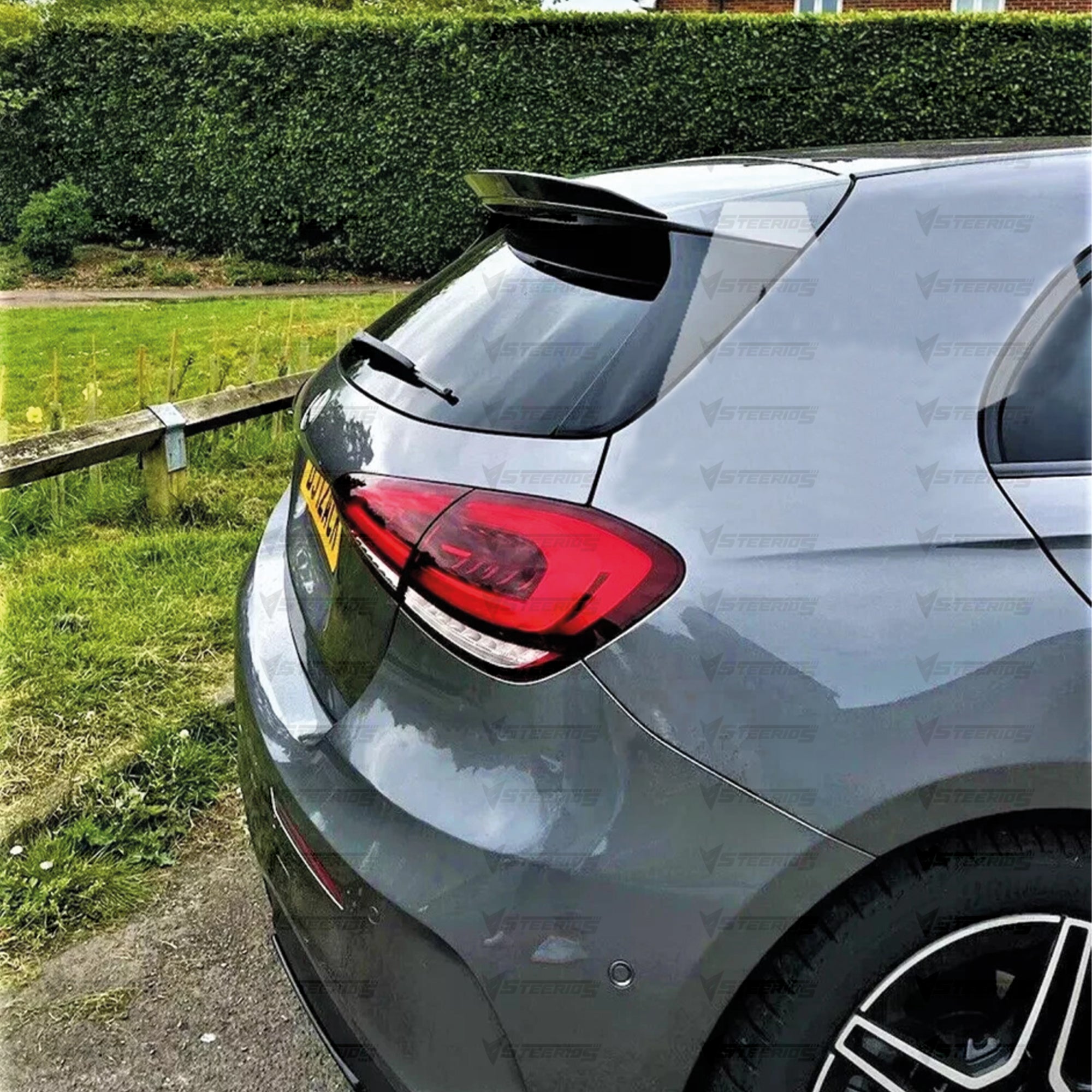 Roof Top Spoiler For W177 A35 HatchBag AMG Style  2018 + (Small Model) Piano Black ABS Plastic