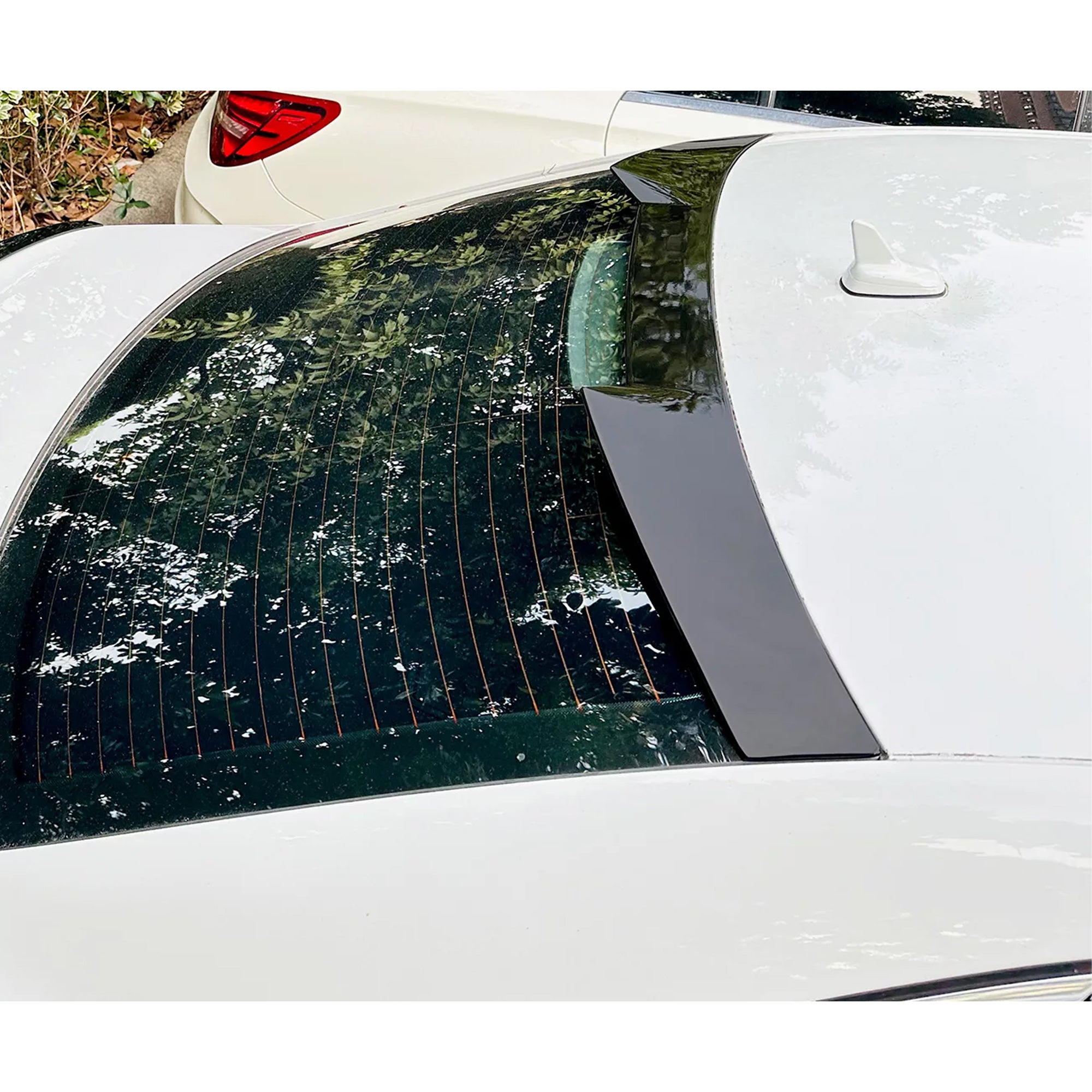 Roof Top Spoiler For Audi A3 S3 8V Sedan 2014-2020 Roof M4 Style Piano Black ABS Plastic