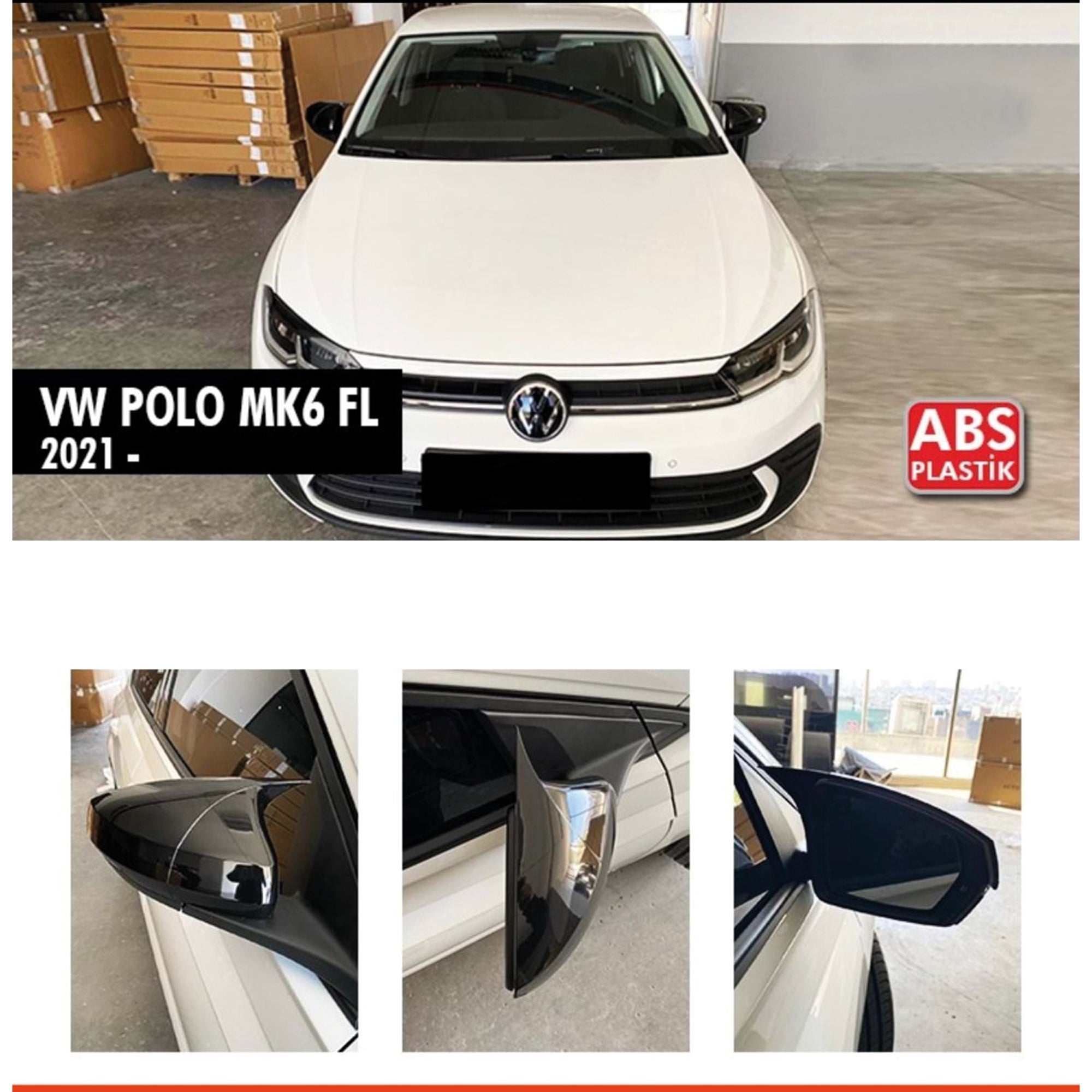 Mirror Cover for VW Polo MK6 2021+ Batman Model