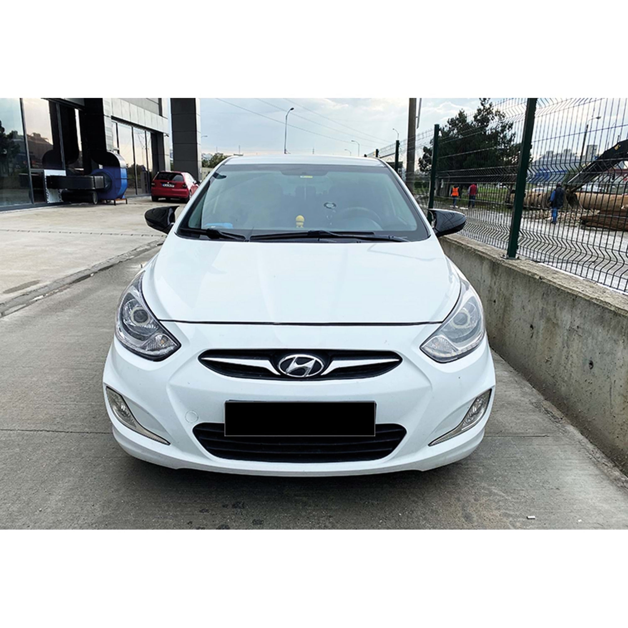 Mirror Cover for Hyundai Accent Blue 2011-2018 Batman Model