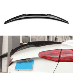 Rear Spoiler For Audi A4 B8.5 FL 2012-2016 M4 Style Piano Black ABS Plastic