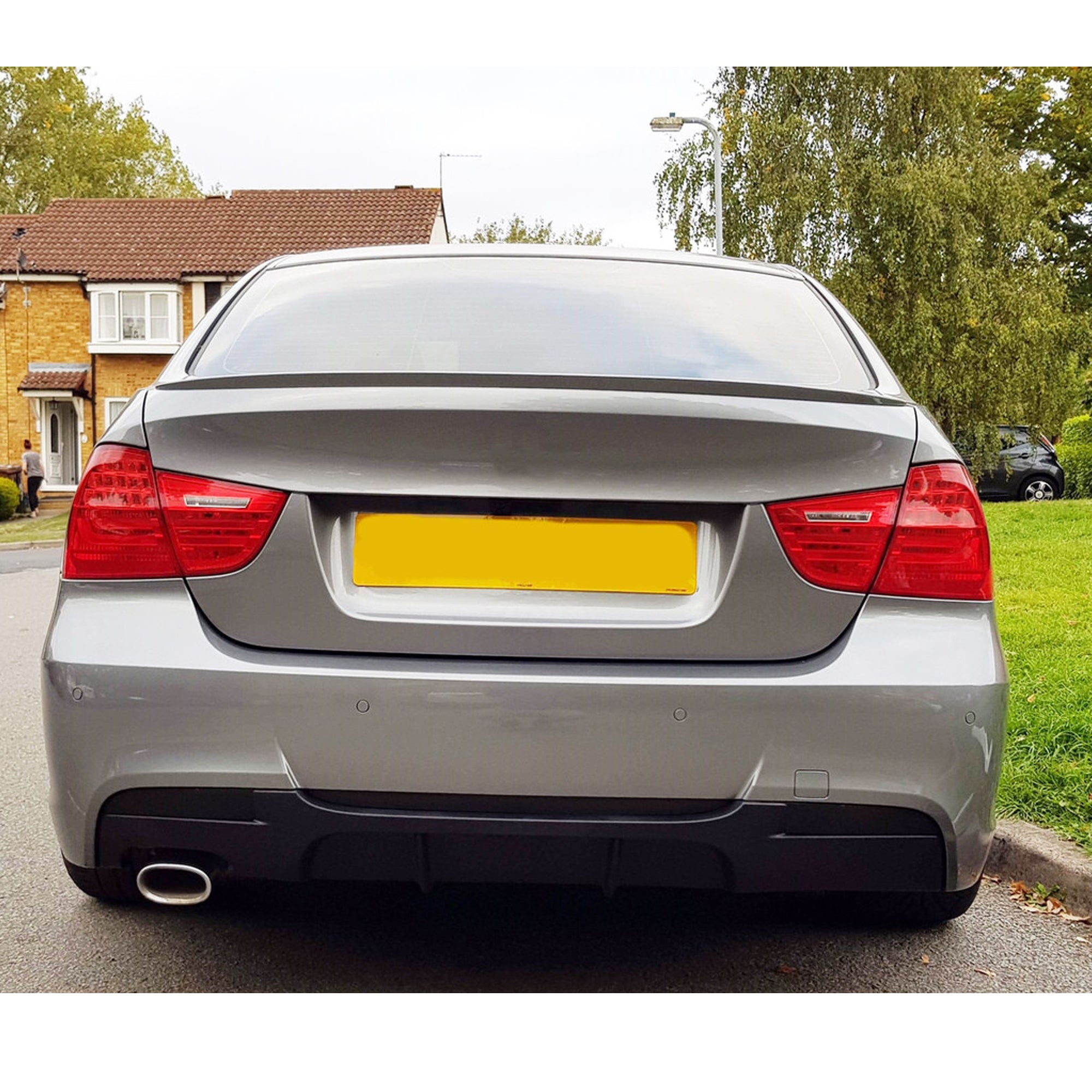 Rear Spoiler For BMW E90 3 Series M3 Style 2005-2012 Piano Black ABS Plastic