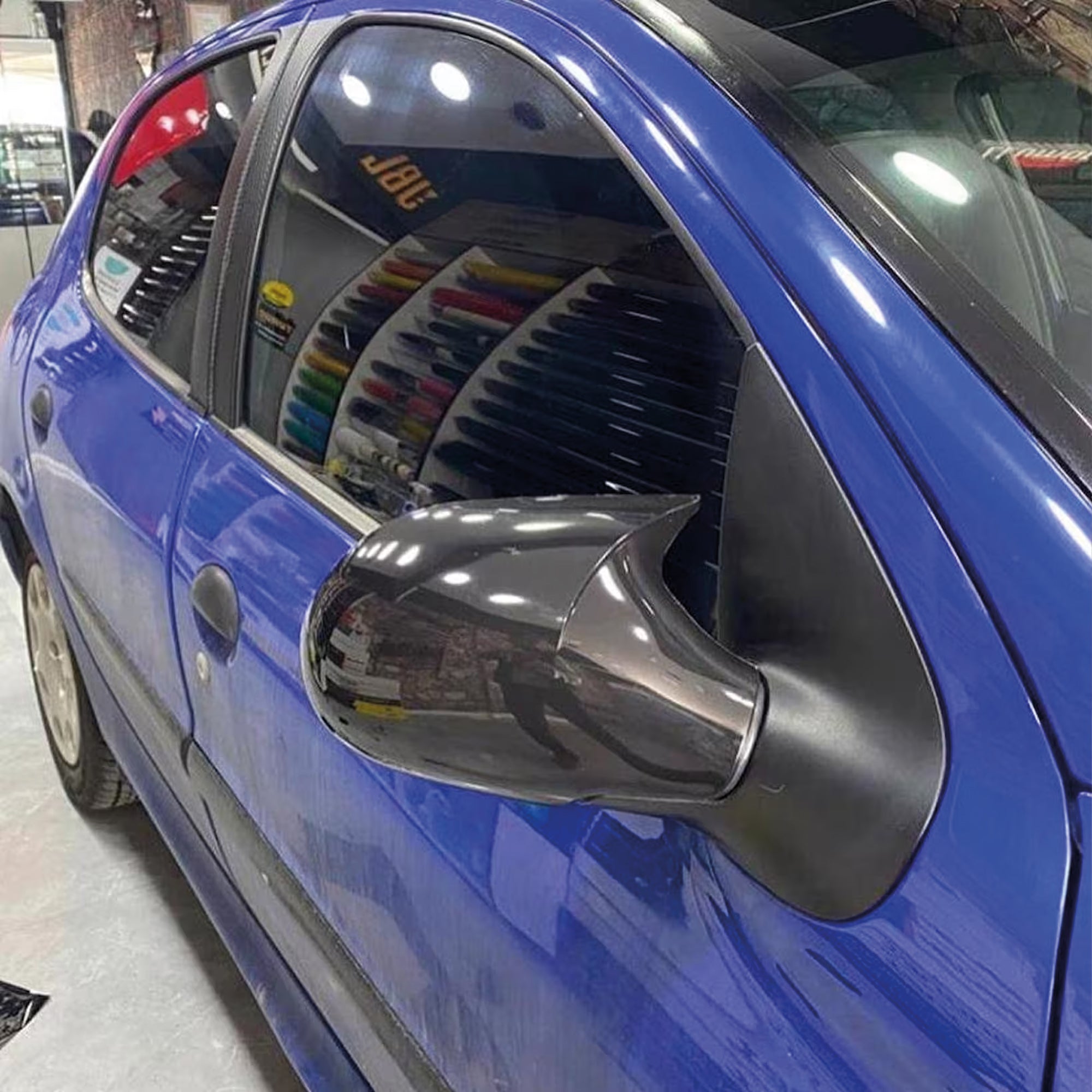 Mirror Cover for Peugeot 206 1998-2012 Batman Model