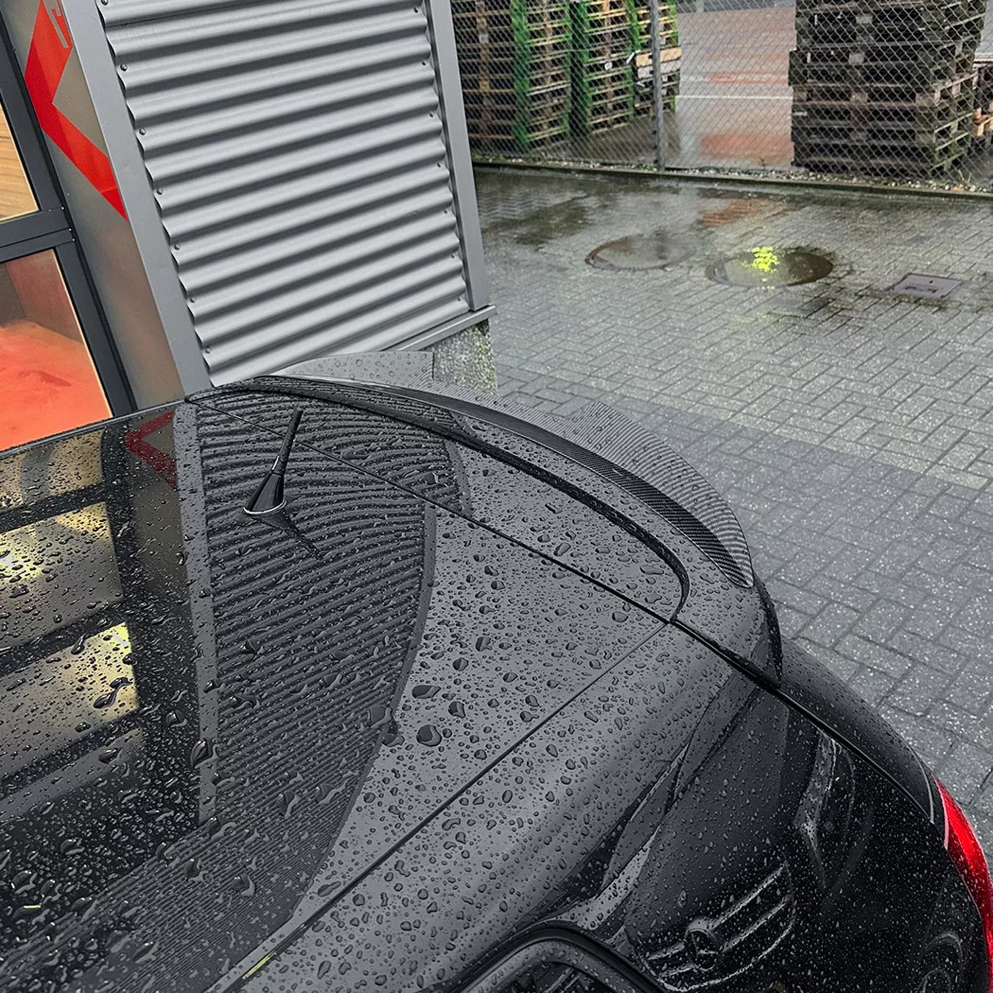 Rear Roof Spoiler For VW Volkswagen Golf MK5 GTI R32 2003-2008 Cap M4+ Style Spoiler Piano Black ABS Plastic
