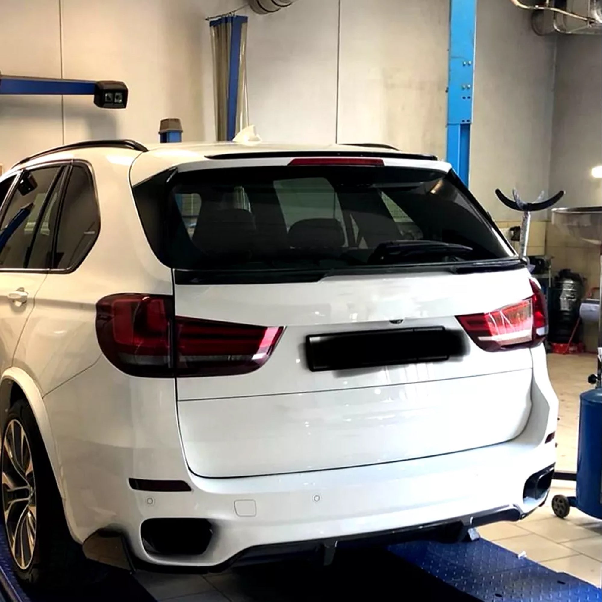 Rear Roof Spoiler For BMW X5 F15 M Sport 2014-2018 ROOF Spoiler Piano Black ABS Plastic