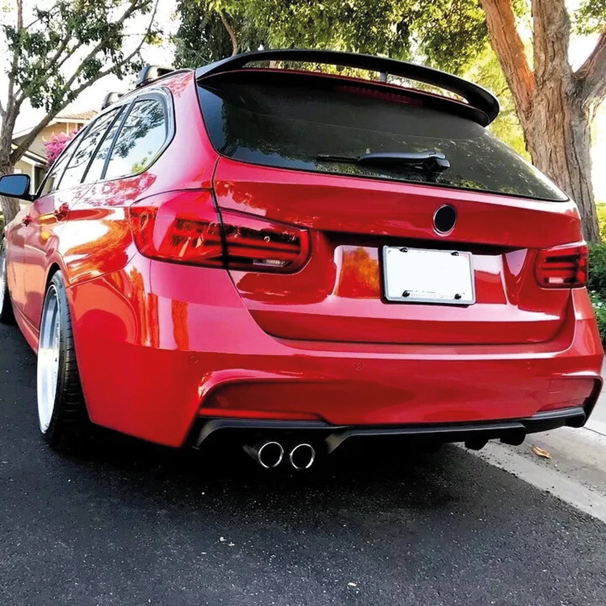 Rear Roof Spoiler For BMW 3 Series F31 Touring 2012-2018 Spoiler Piano Black ABS Plastic