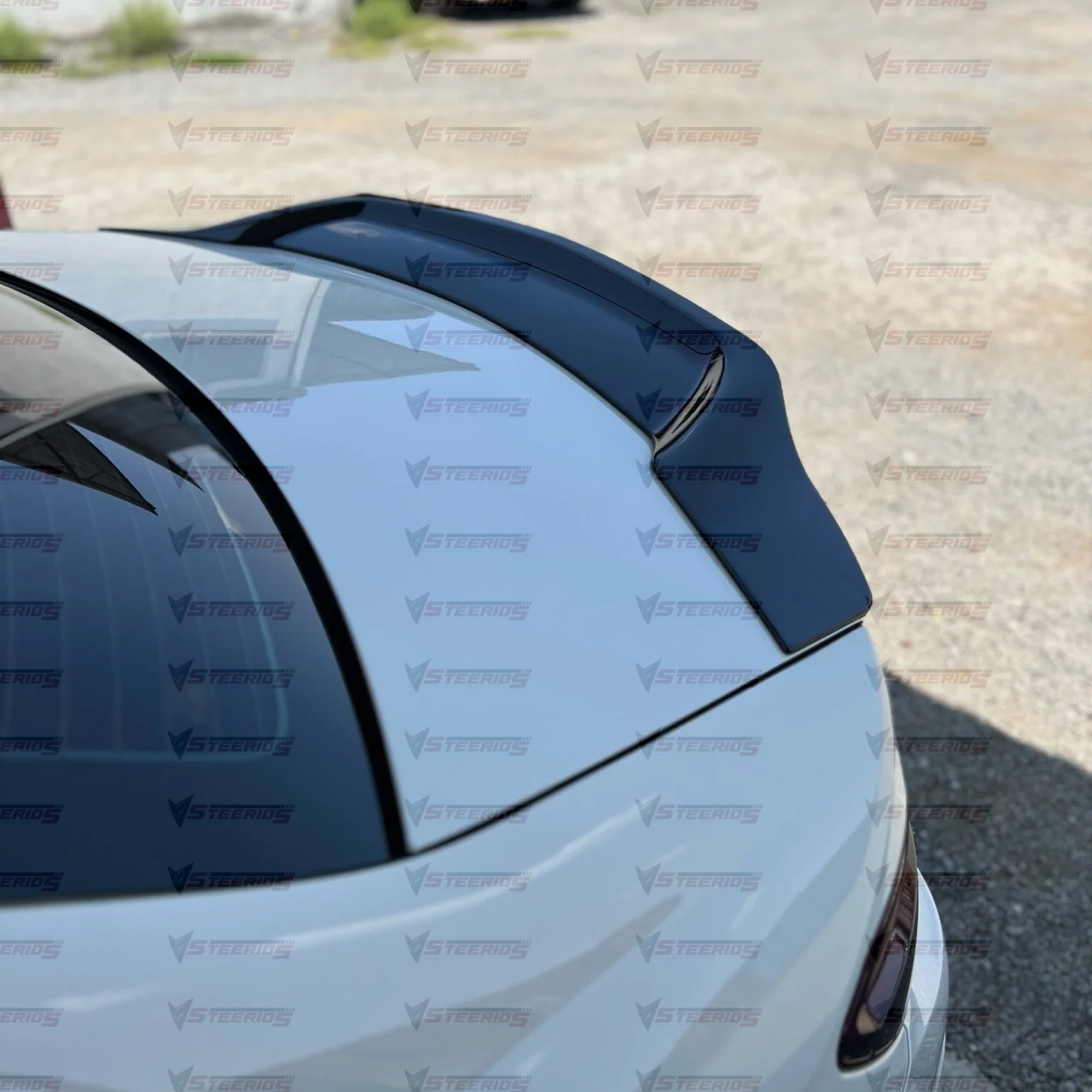 Rear Spoiler For Mercedes W204 2007-2014 C63 C250 C300 4DOOR PSM Style Piano Black ABS Plastic