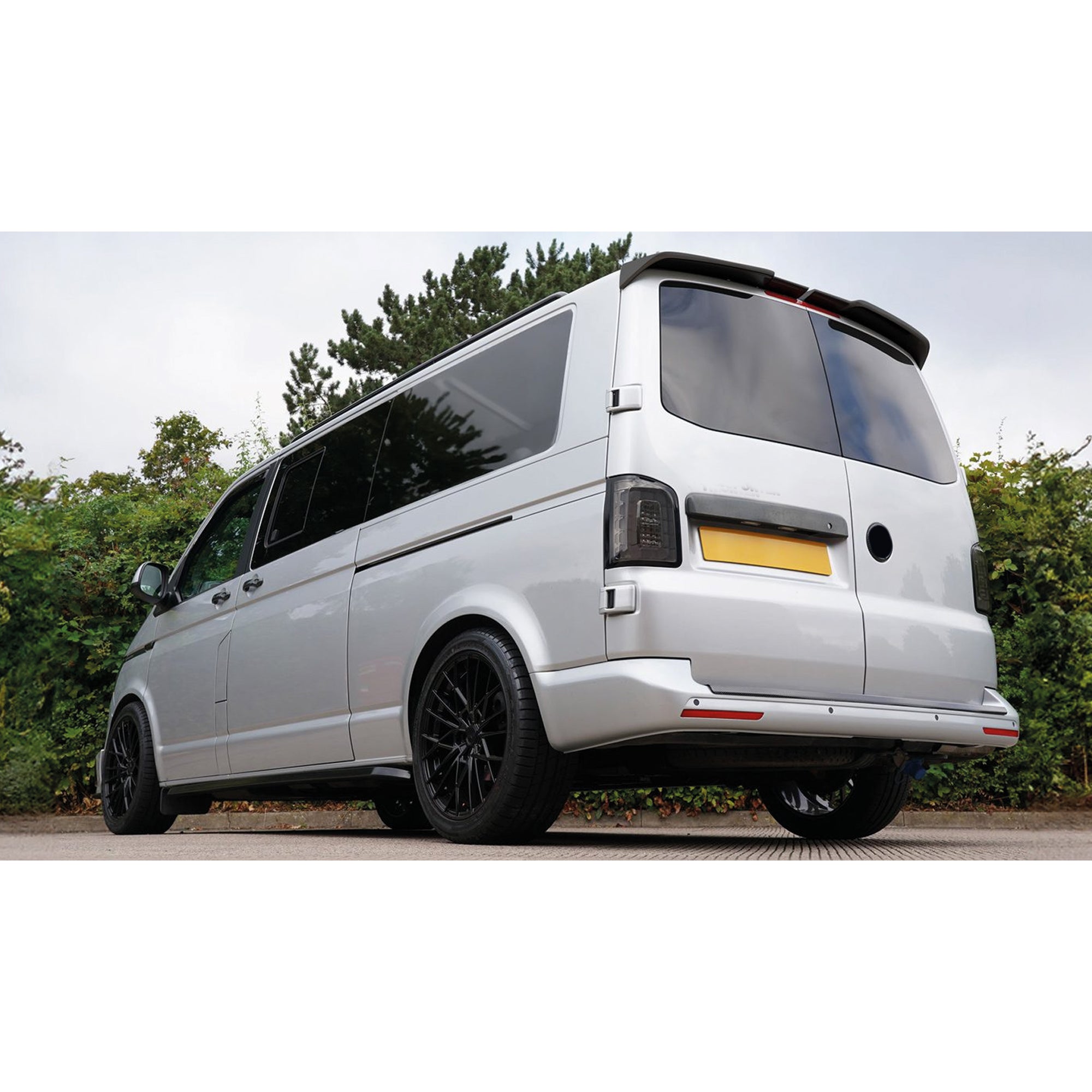 Rear Roof Spoiler For VW Transporter 2003-2019 T5 - T5.1 - T6 - T6.1  2 DOOR Spoiler Piano Black ABS Plastic
