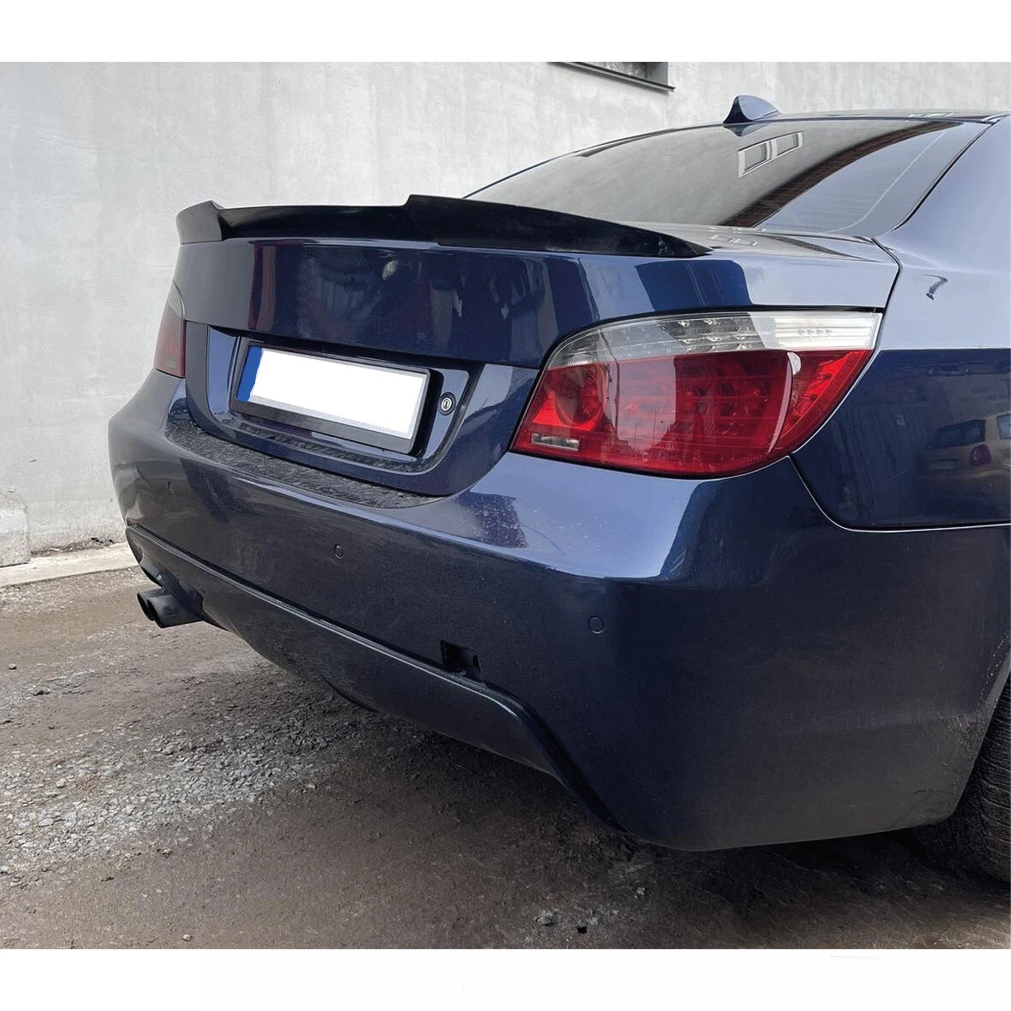 Rear Spoiler For BMW E60 5 Series M4 Style 2004-2010 520i 525i 530 Piano Black ABS Plastic
