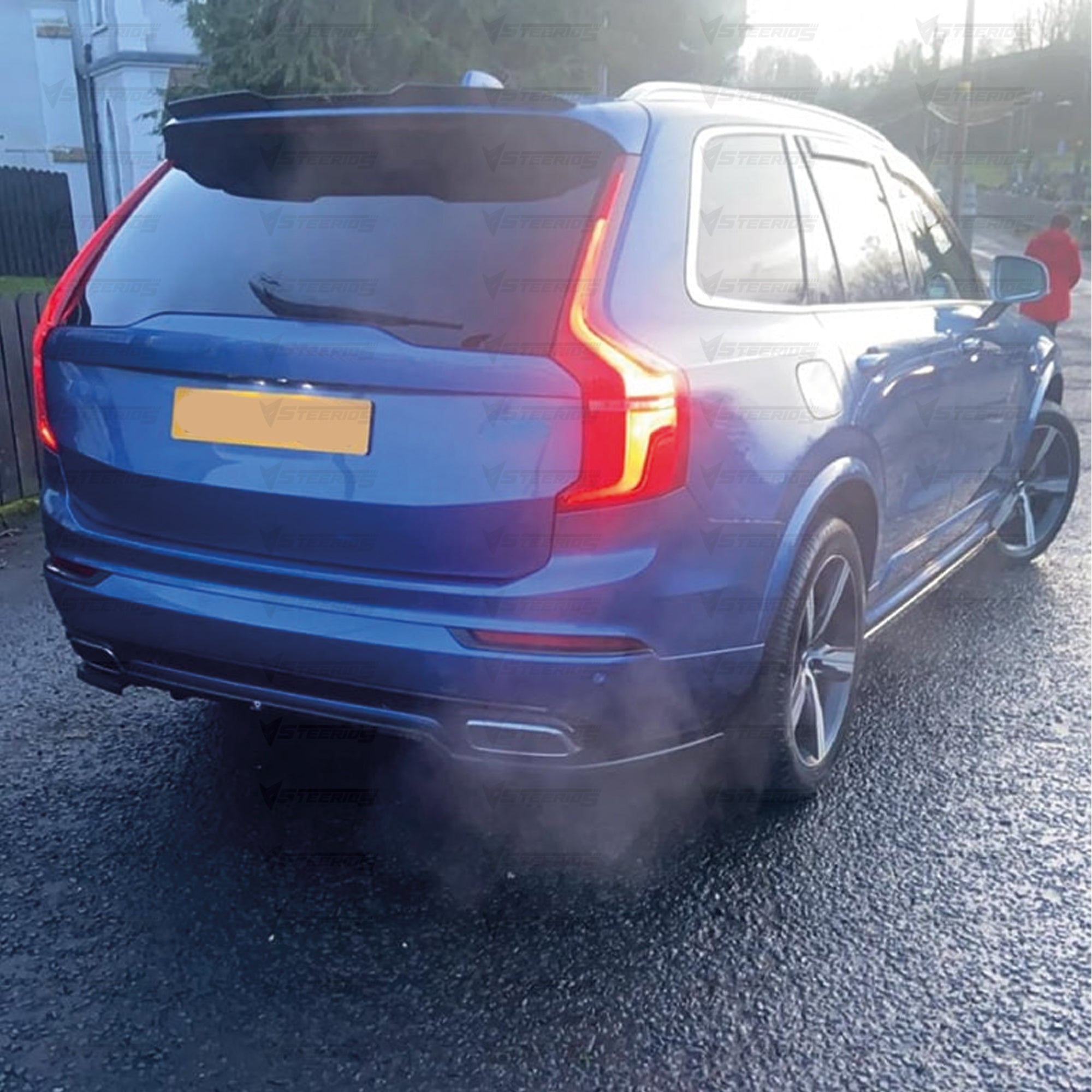 Rear Roof Spoiler For Volvo XC90 2015+ Spoiler Piano Black ABS Plastic