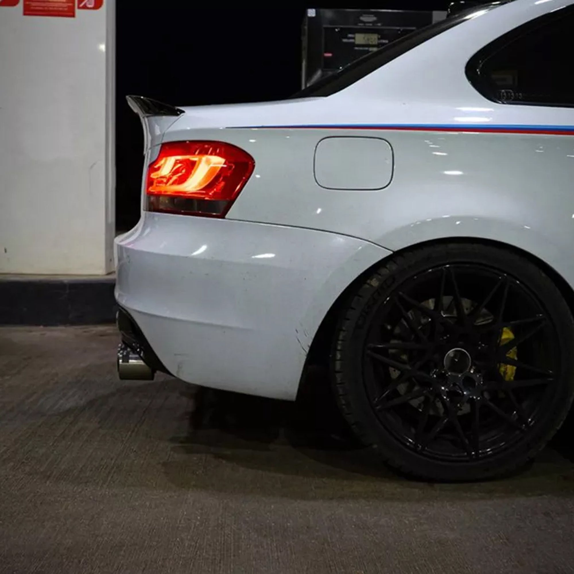 Rear Trunk Spoiler For BMW 1 Series E82 E88 2008-2013 M4 Style Spoiler Piano Black ABS Plastic