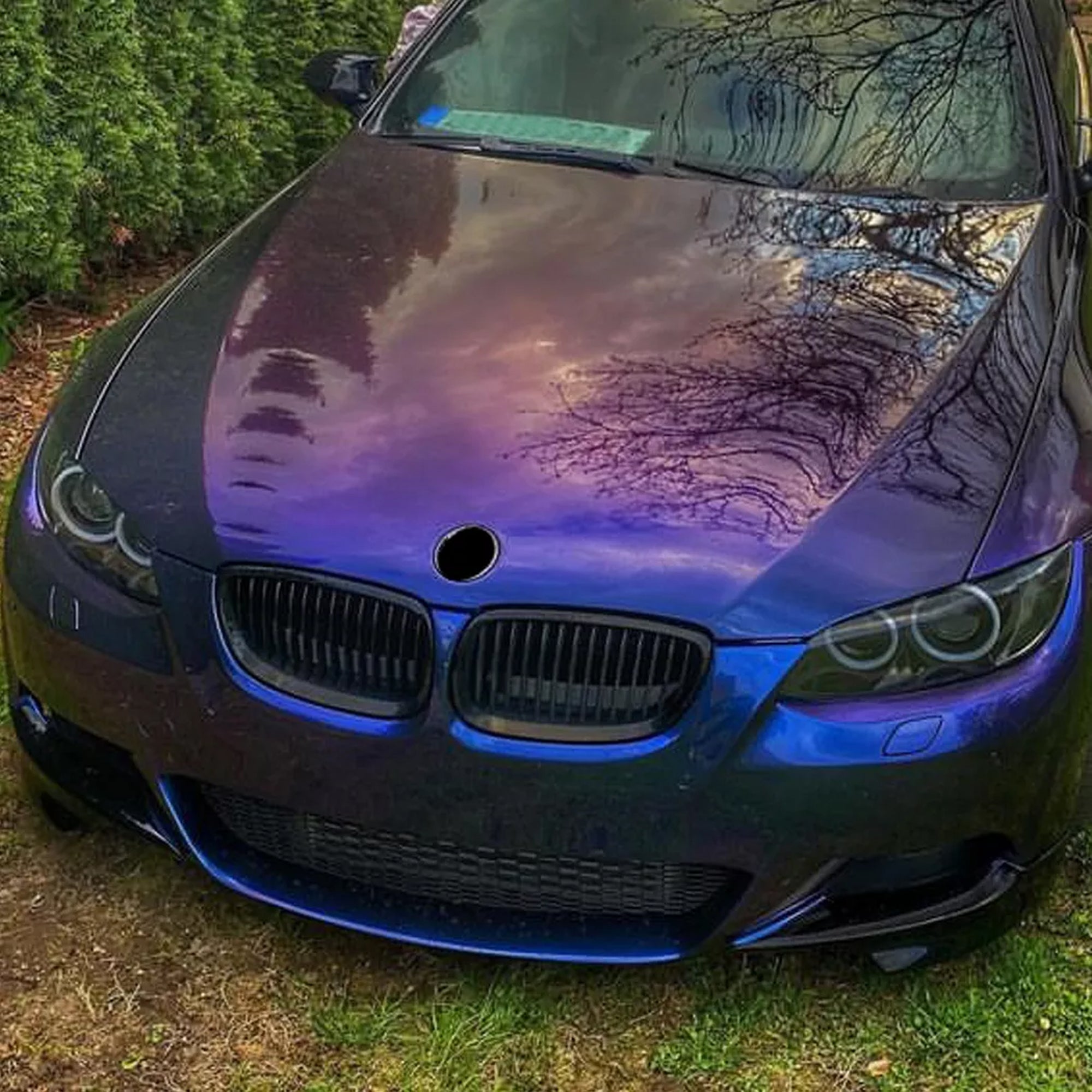 Front Bumper FLAP Wrap for BMW 3 Series E92 E93 Pre-Facelift 2004-2008 M-Tech, 2pcs FLAP Canards Lip Splitter Corner Trim Cover Adjustable Tuning Body Part Body Kit